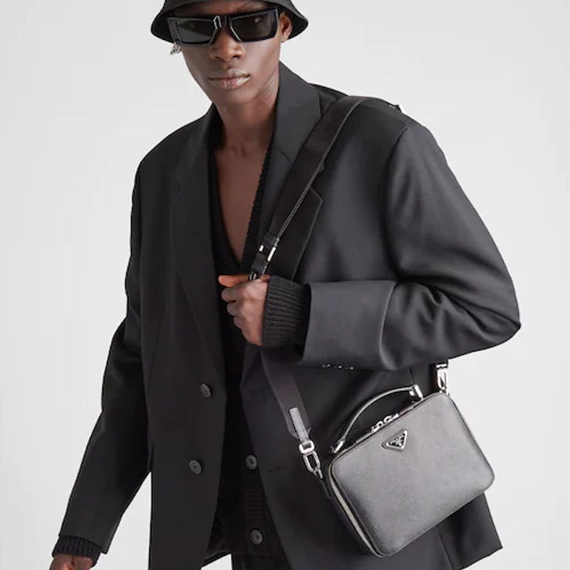 Prada Box Suitcase Leather Shoulder Bag #nigo53741