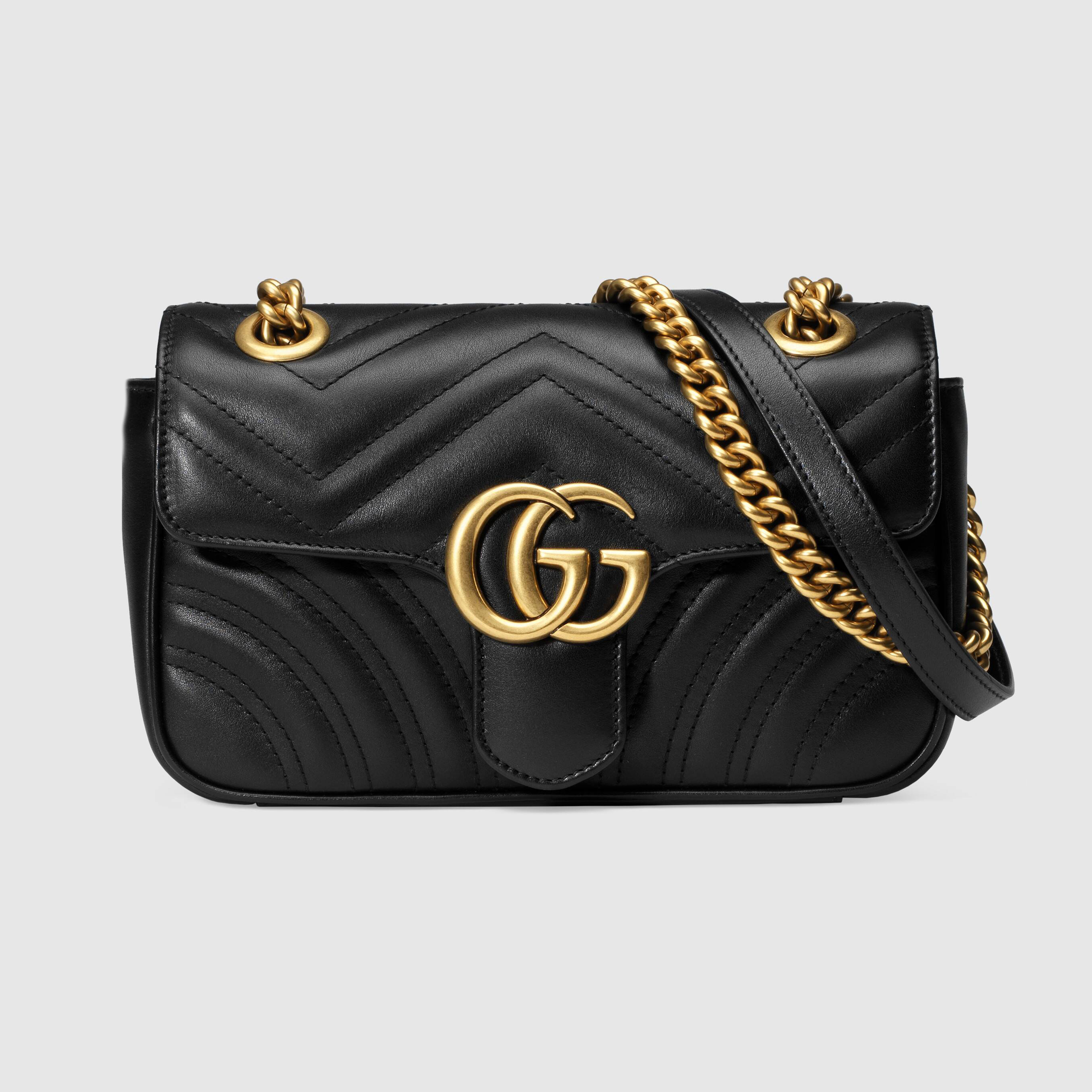 NIGO Gucci Leather Large Logo Diagonal Bag #nigo59324