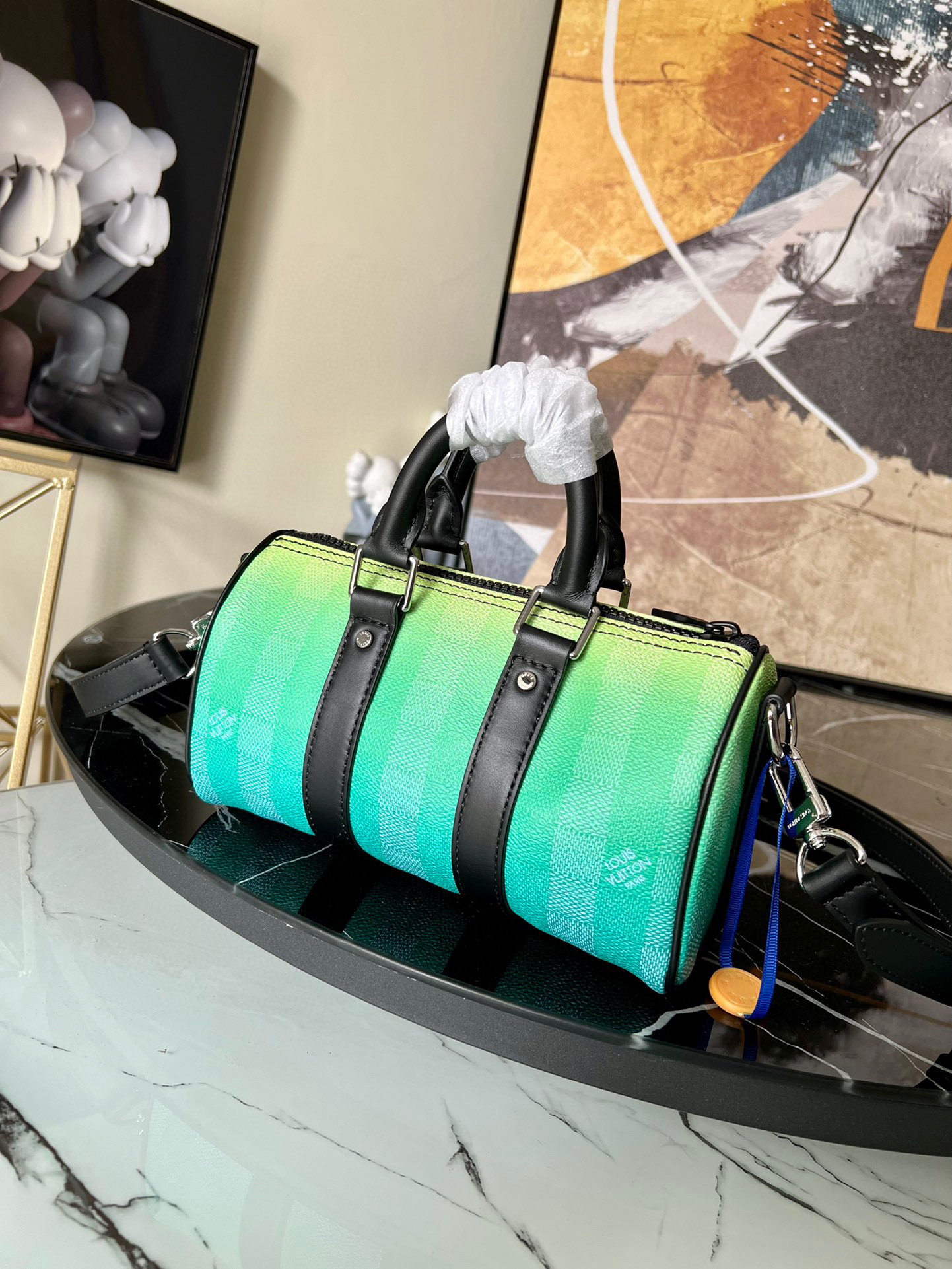 Louis Vuitton Gradient Tote Leather Handbag Duffle Bag Bags #nigo4296