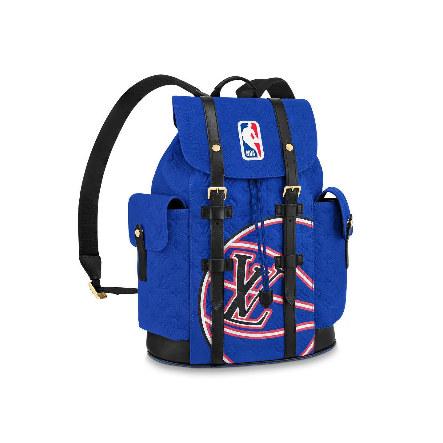 Louis Vuitton Blue Basketball Backpack Bag Bags #nigo4854