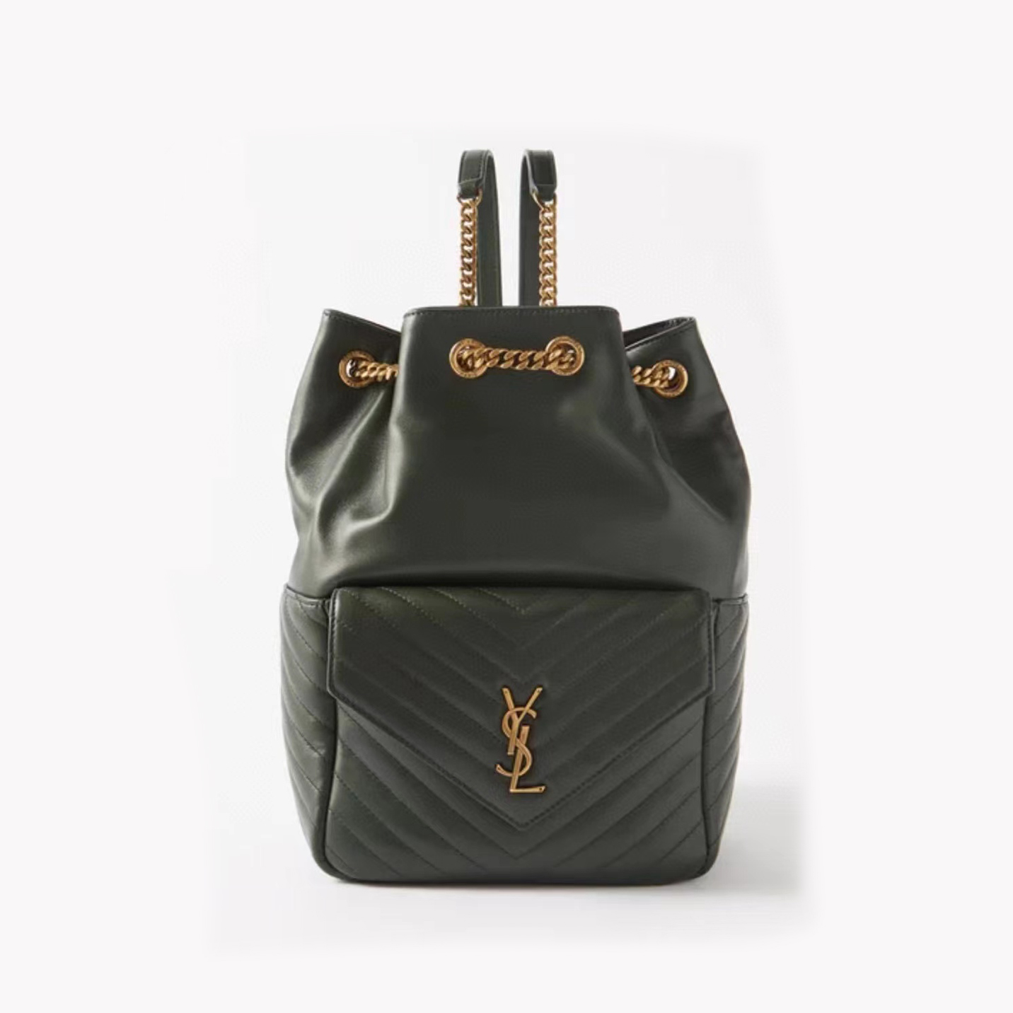 SAINT LAURENT Leather Bucket Backpack Bags #nigo52415