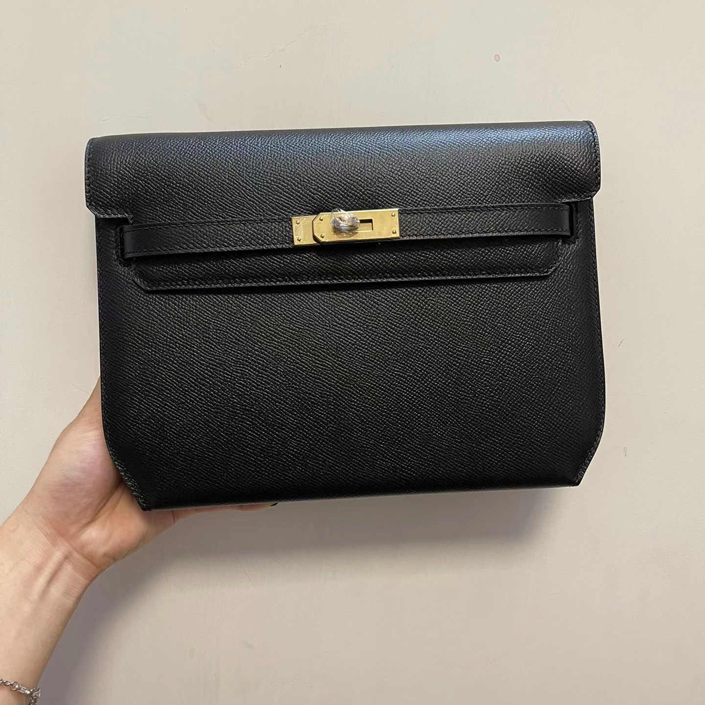 Hermes Square Leather Classic Wallet Clutch Underarm Bag bags #nigo53457