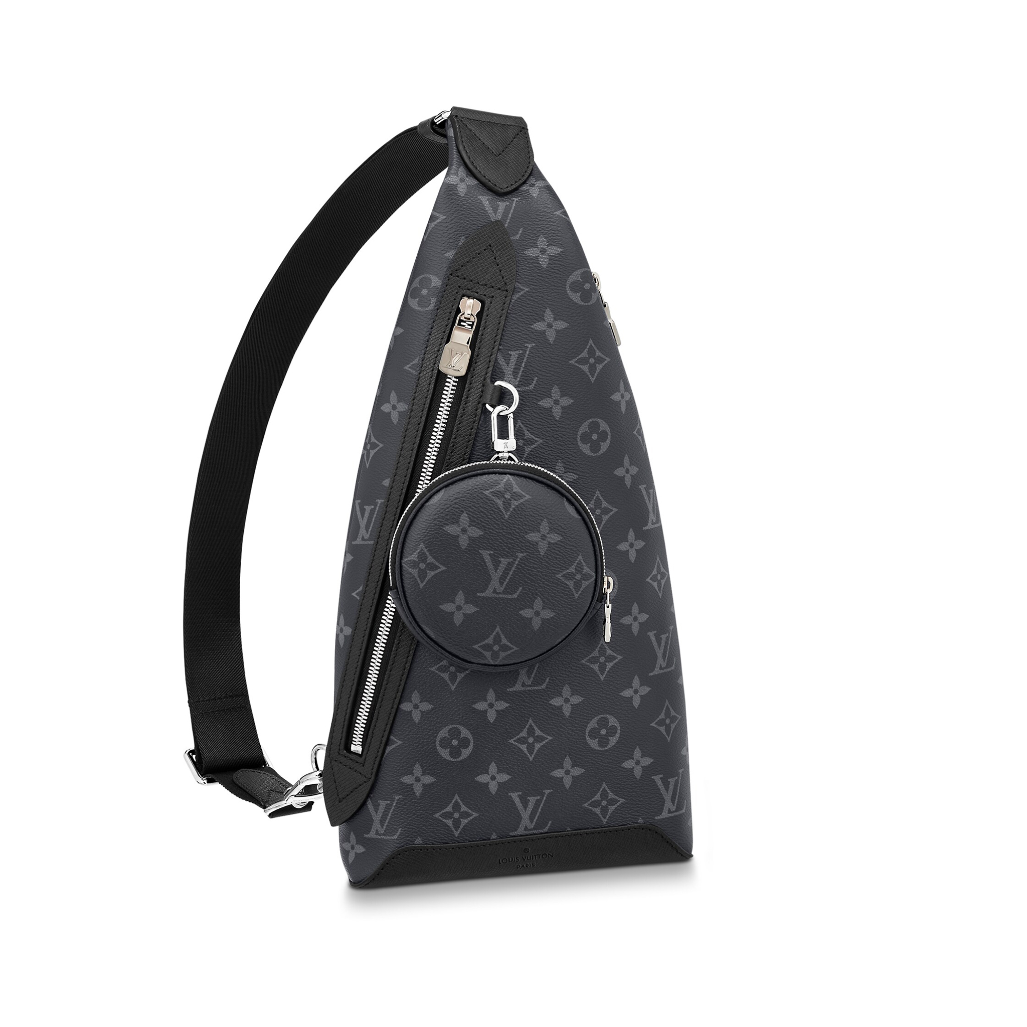 Louis Vuitton NIGO Black Leather Shoulder Bag #nigo57544