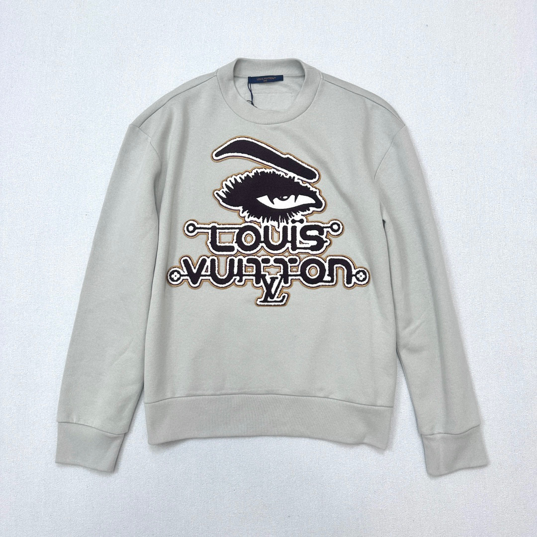 Louis Vuitton NIGO Cotton Long Sleeved Printed Sweater #nigo96178
