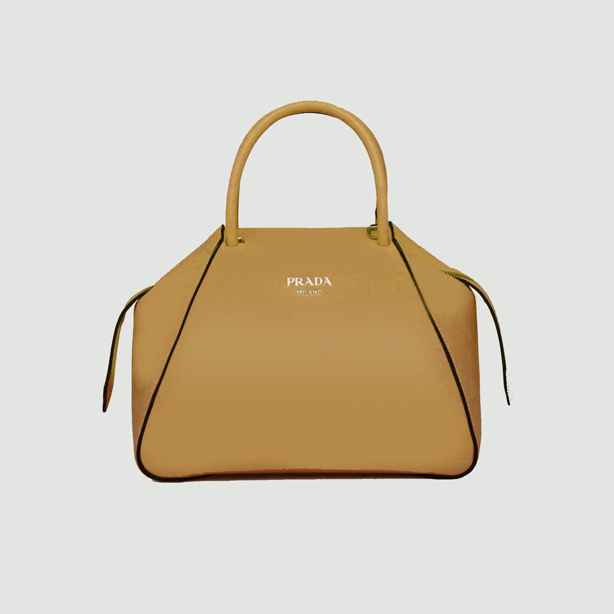 Prada Leather Pencil bag handbag shoulder Bag Bags #nigo51776