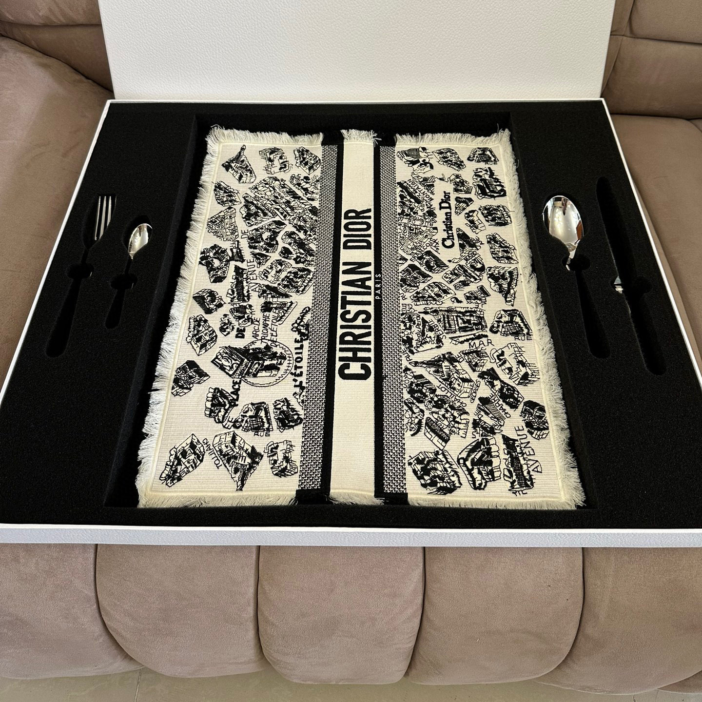 Dior Placemat Cutlery Mat Knife And Fork Series #nigo96335