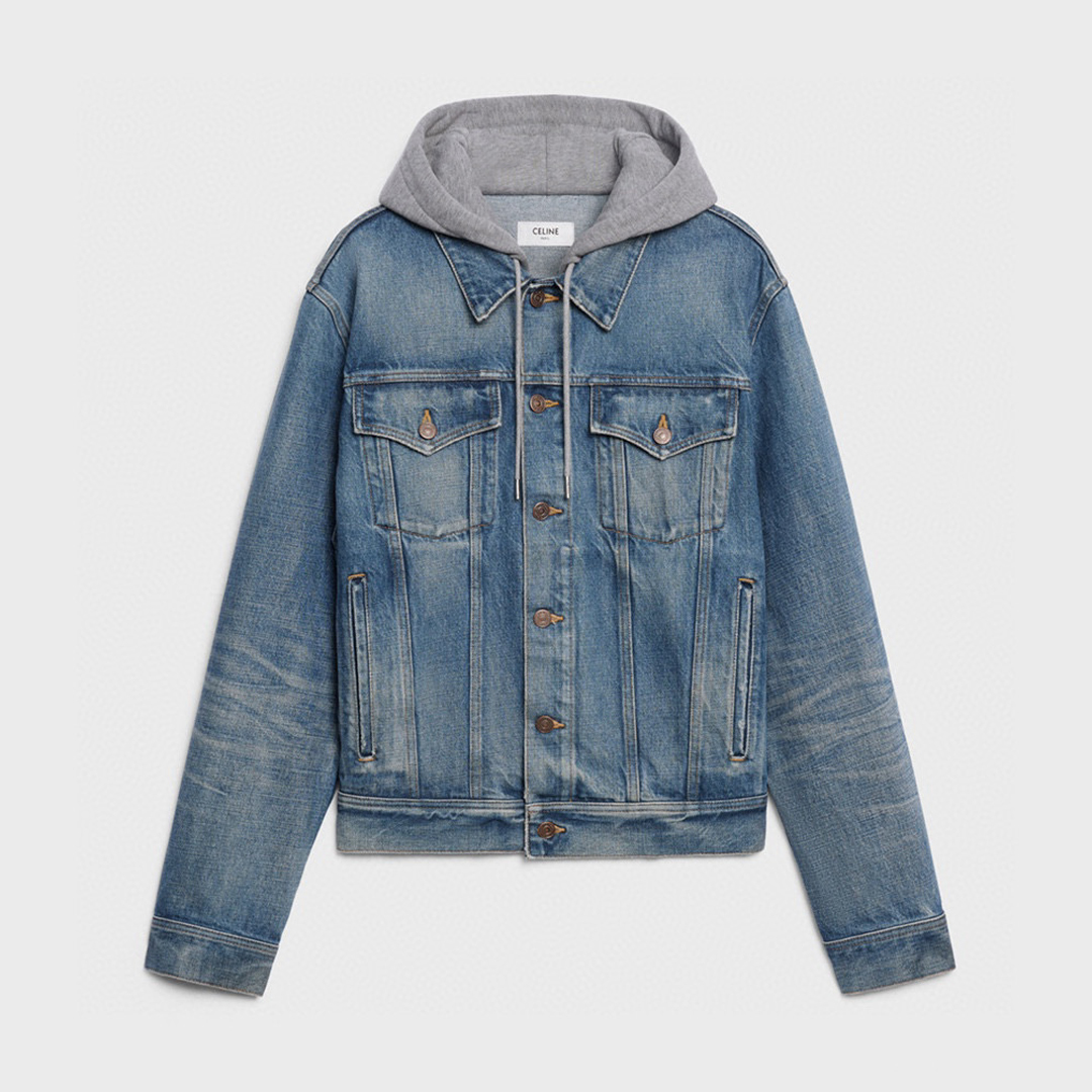 Celine Hooded Denim Jacket #nigo96312