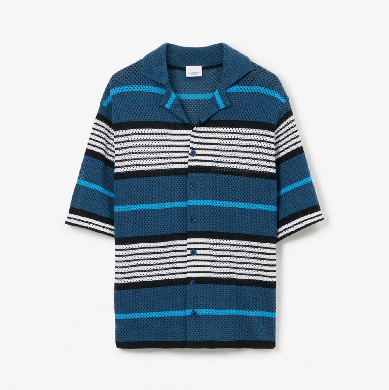 Burberry Knitted Mesh Short Sleeve Shirt #nigo96326