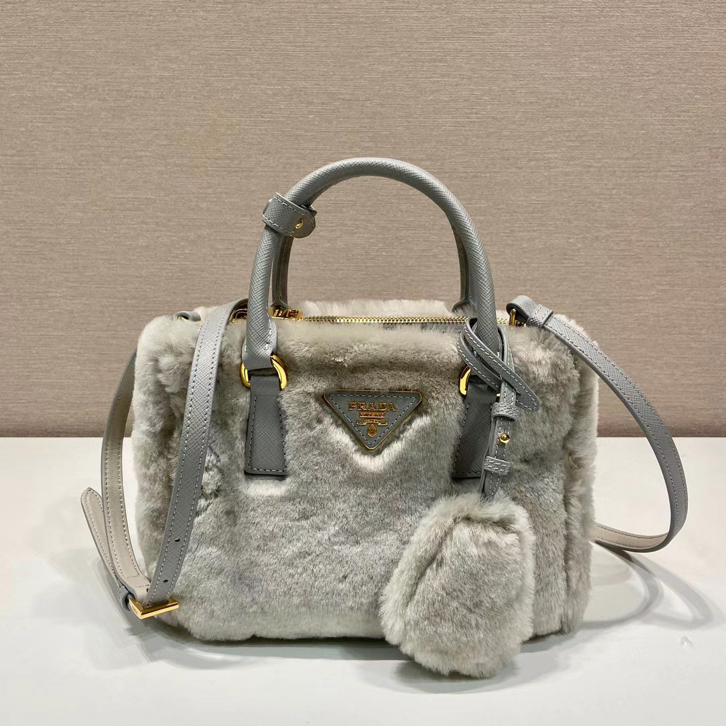 Prada Plush Shoulder Handbag Bags #nigo56459