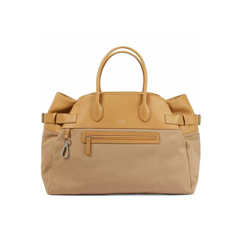 THE ROW Nylon Canvas Leather Handbag Bag #nigo56218