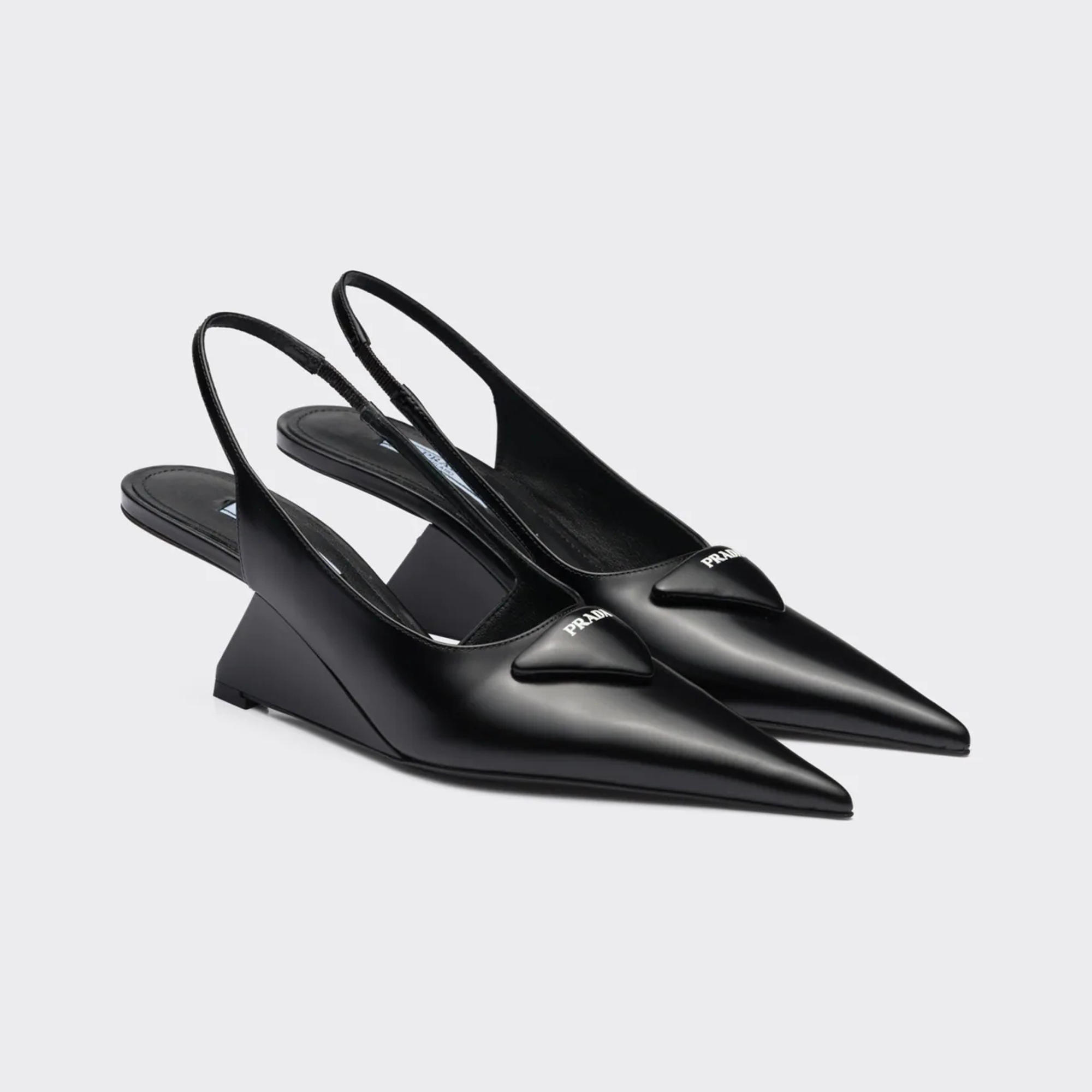 Prada Leather High Heels Shoes #nigo53632