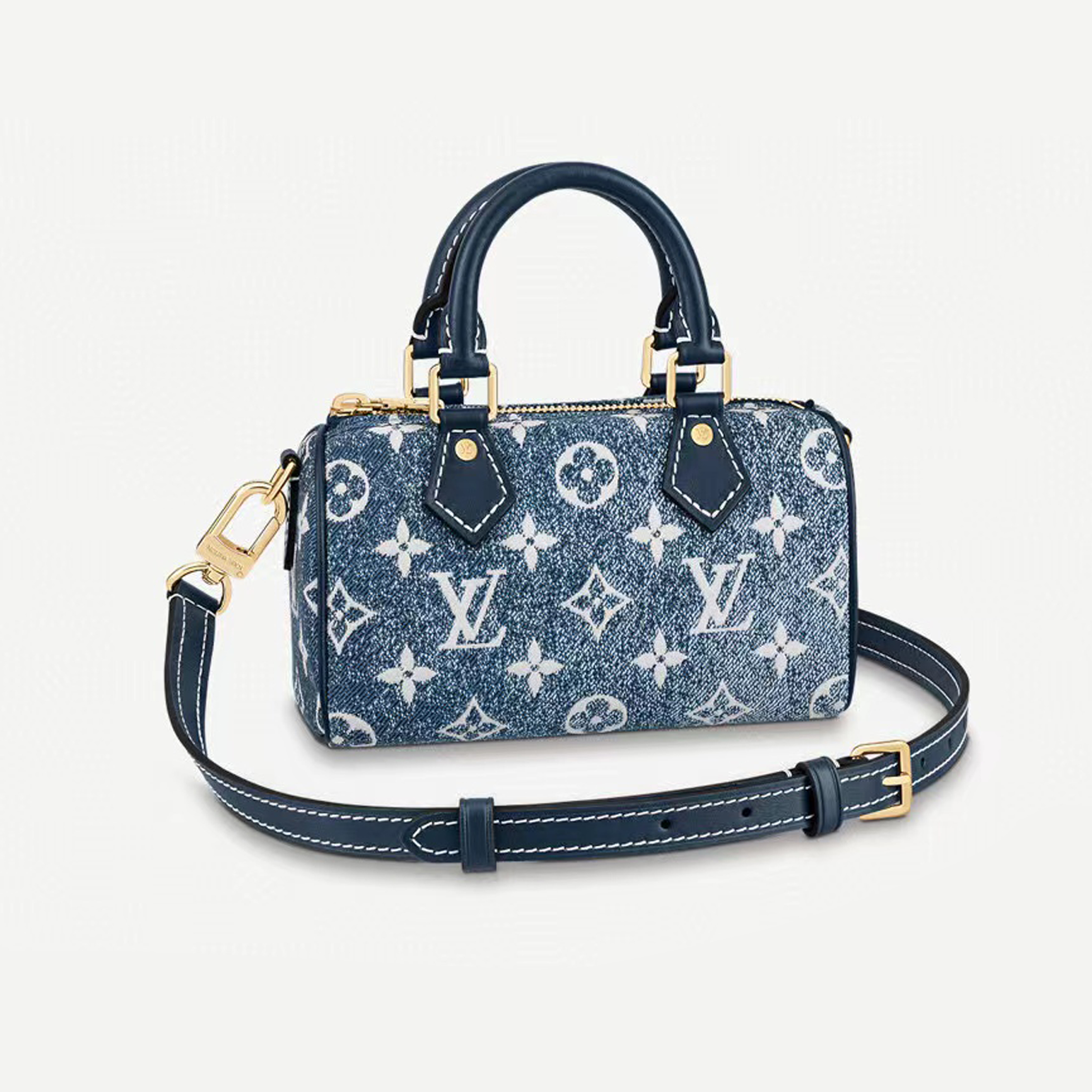 Louis Vuitton Denim Fabric Handbag Bags Bag #nigo53444