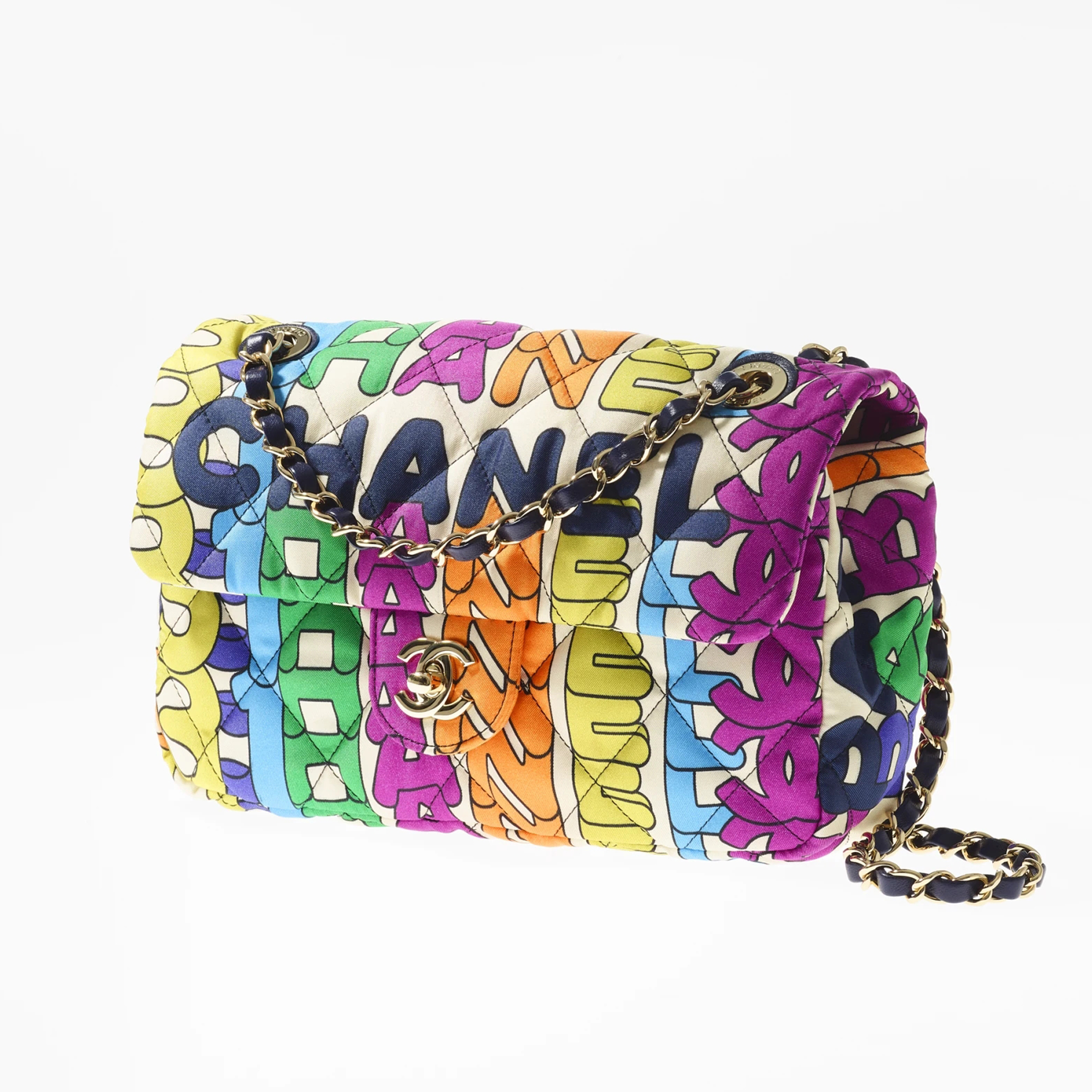 chanel Multicolored Print Fabric Shoulder Bag bags #nigo53484