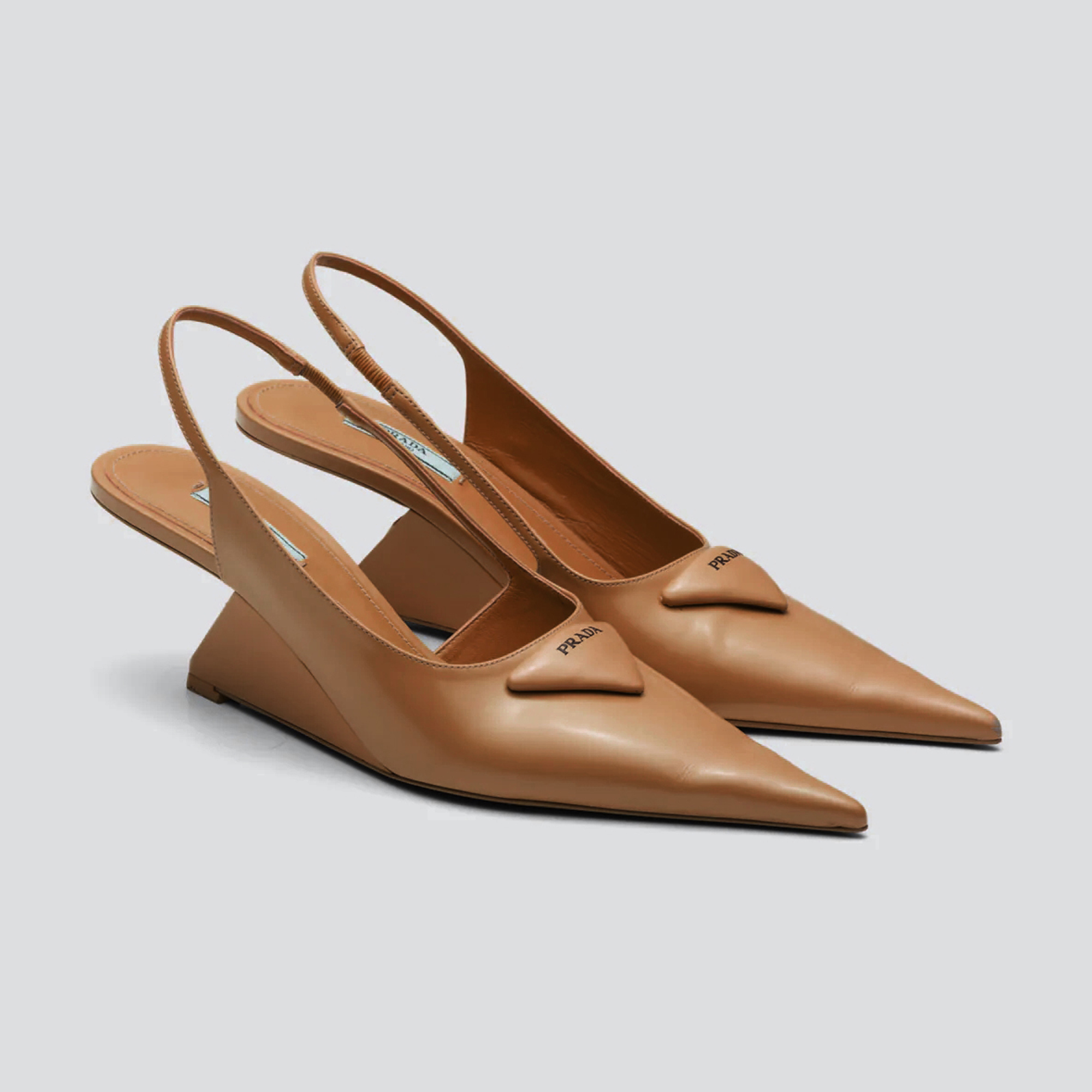 Prada Leather High Heels Shoes #nigo53632