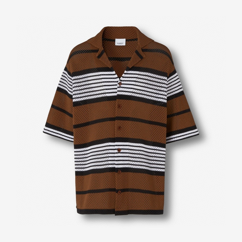 Burberry Knitted Mesh Short Sleeve Shirt #nigo96326