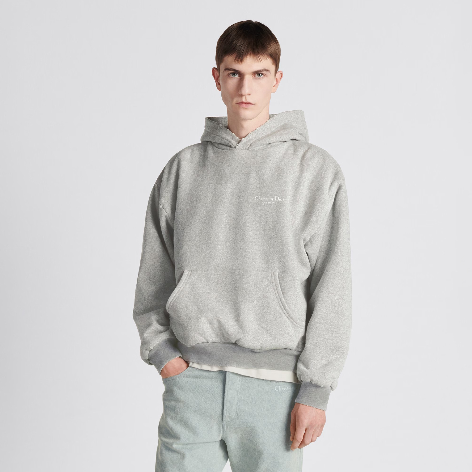 Dior Couture Hooded Sweatshirt Cotton Pullover Hoodie #nigo96336