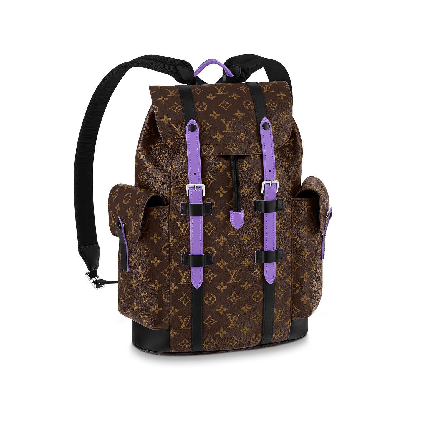Louis Vuitton Purple Belt Backpack Bag Bags #nigo4746
