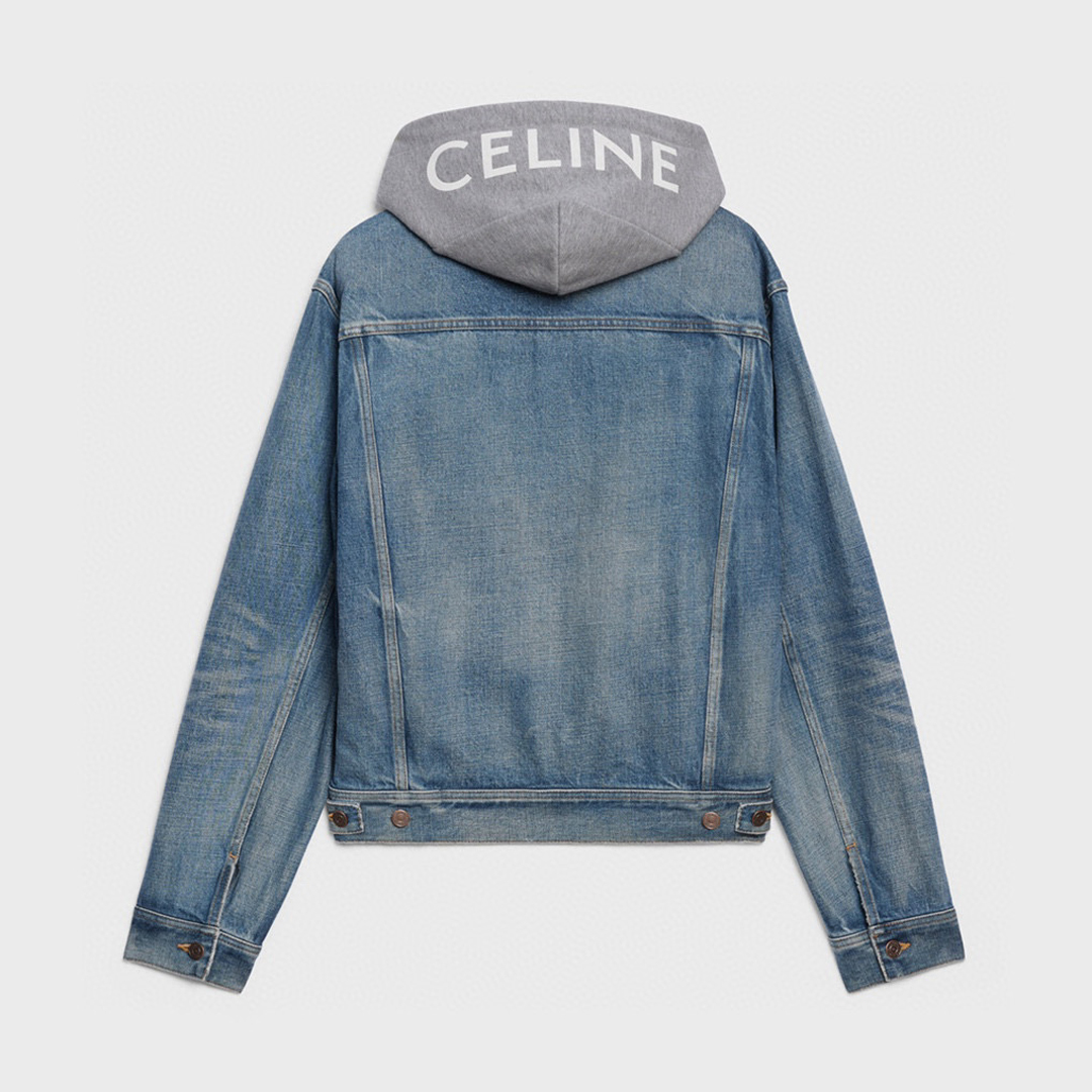 Celine Hooded Denim Jacket #nigo96312