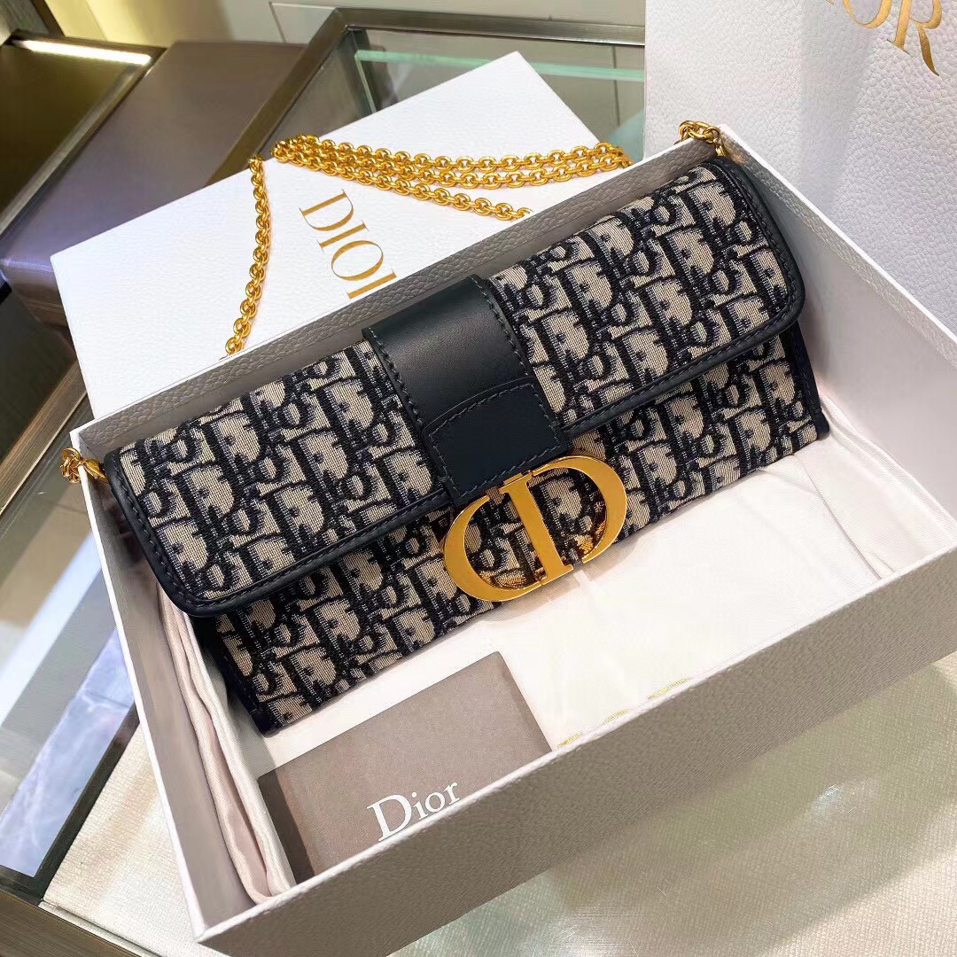 Dior NIGO Leather Chain Carrying Shoulder Bag #nigo56586