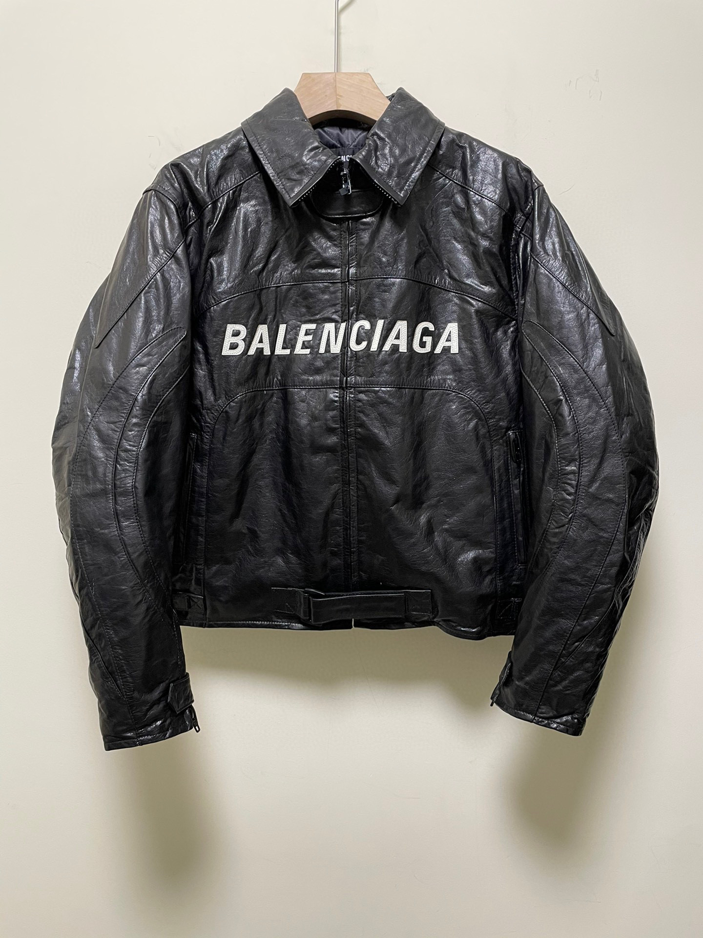 Balenciaga NIGO Men First Layer Sheepskin Leather Jacket #nigo858