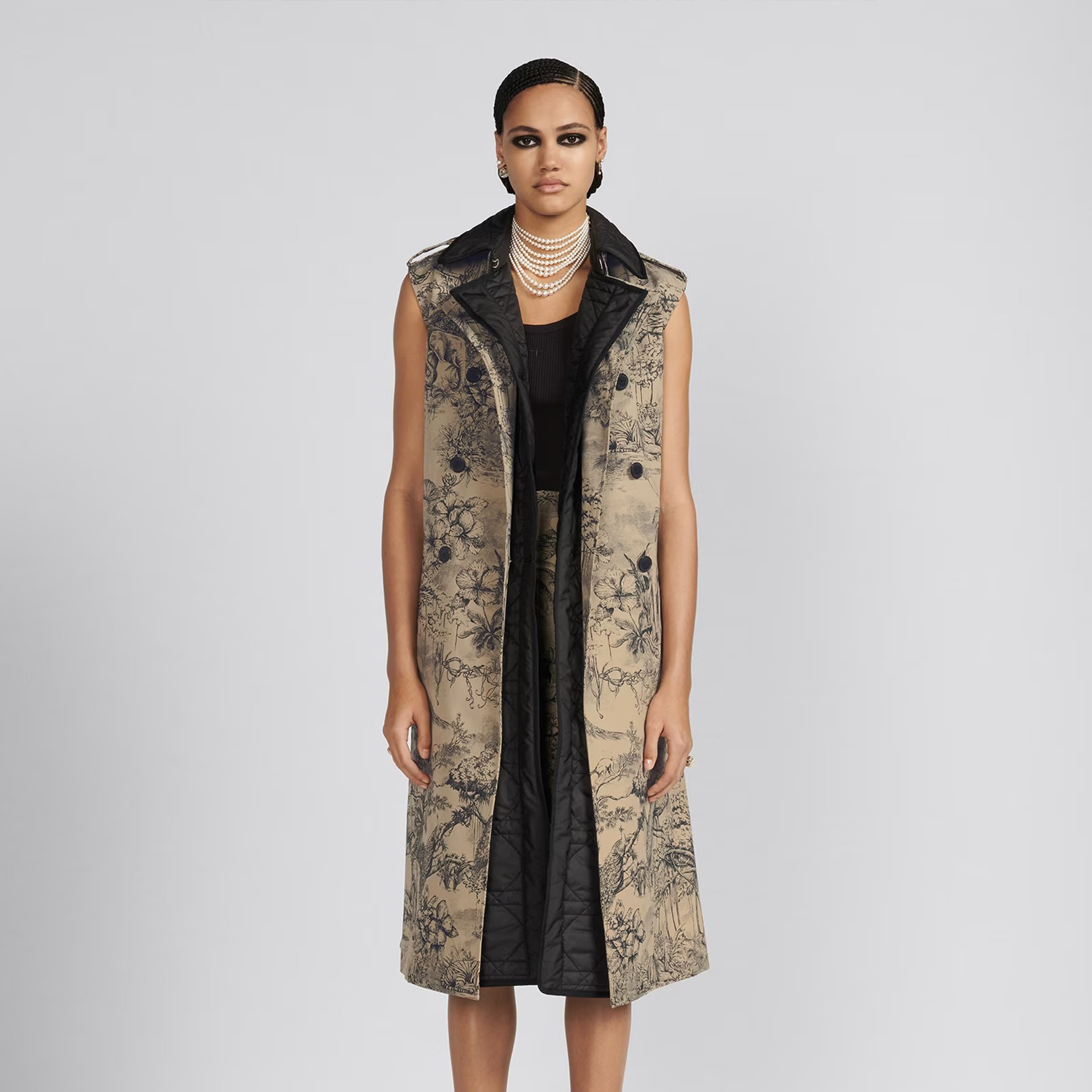 Dior 2-IN-1 Sleeveless Coat #nigo6528