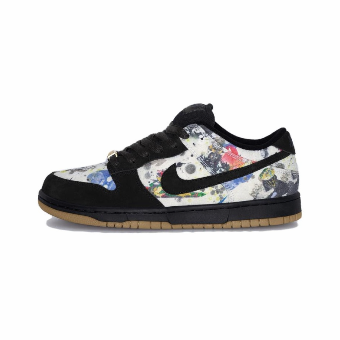 Nike Rammellzee Black Printed Lace Up Casual shoes #nigo21741