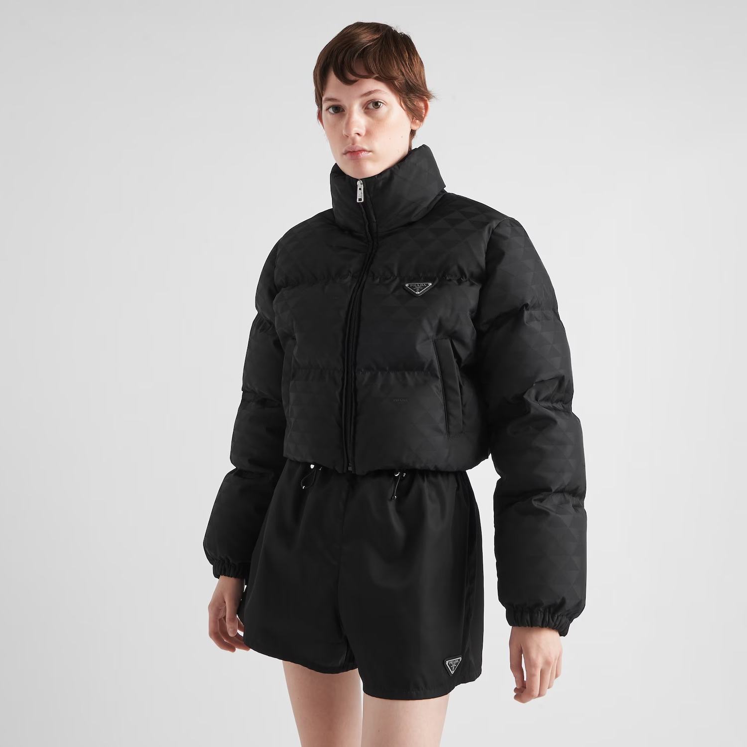 Prada Short long sleeved down jacket #nigo96368