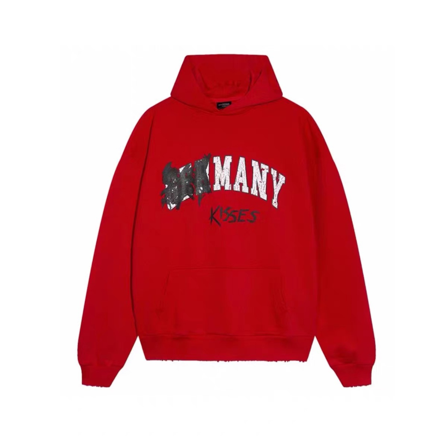 Balenciaga Printed Art Destruction Hooded Sweatshirt #nigo6539