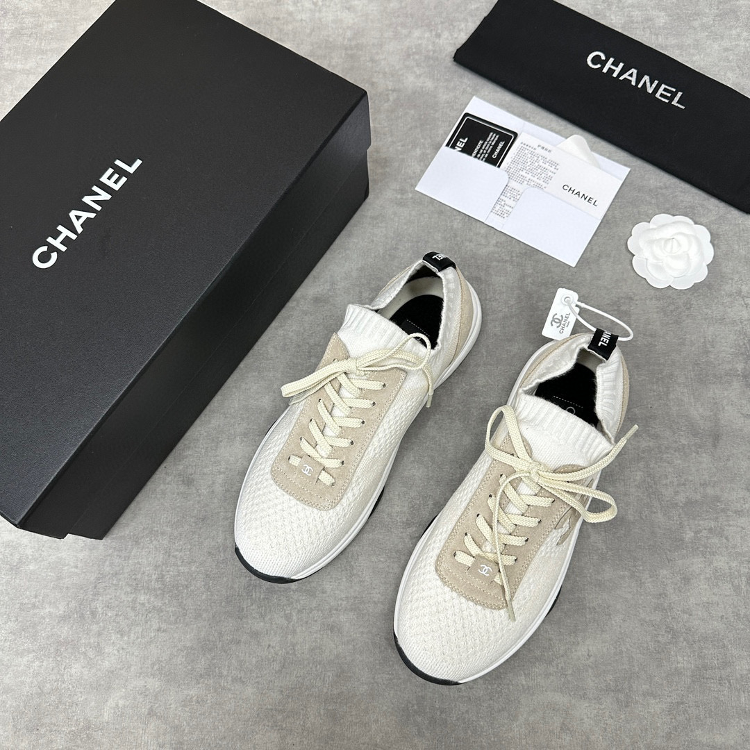 Chanel Flyknit Casual Sneakers Shoes #nigo96381