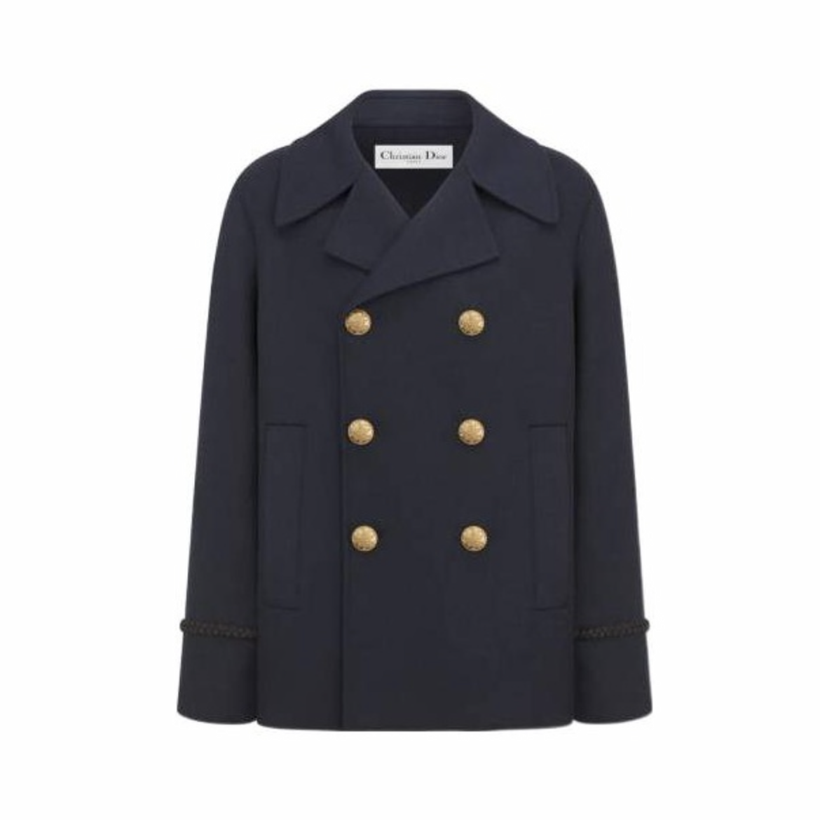 Dior Long Sleeved Woolen Coat Jacket #nigo96377