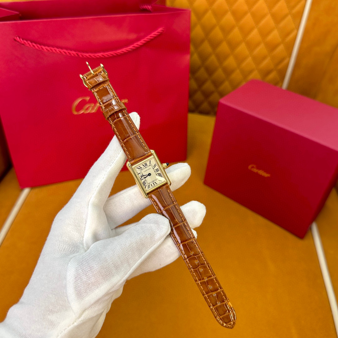 Cartier Tank Series Fashion Strap Watch #nigo21767