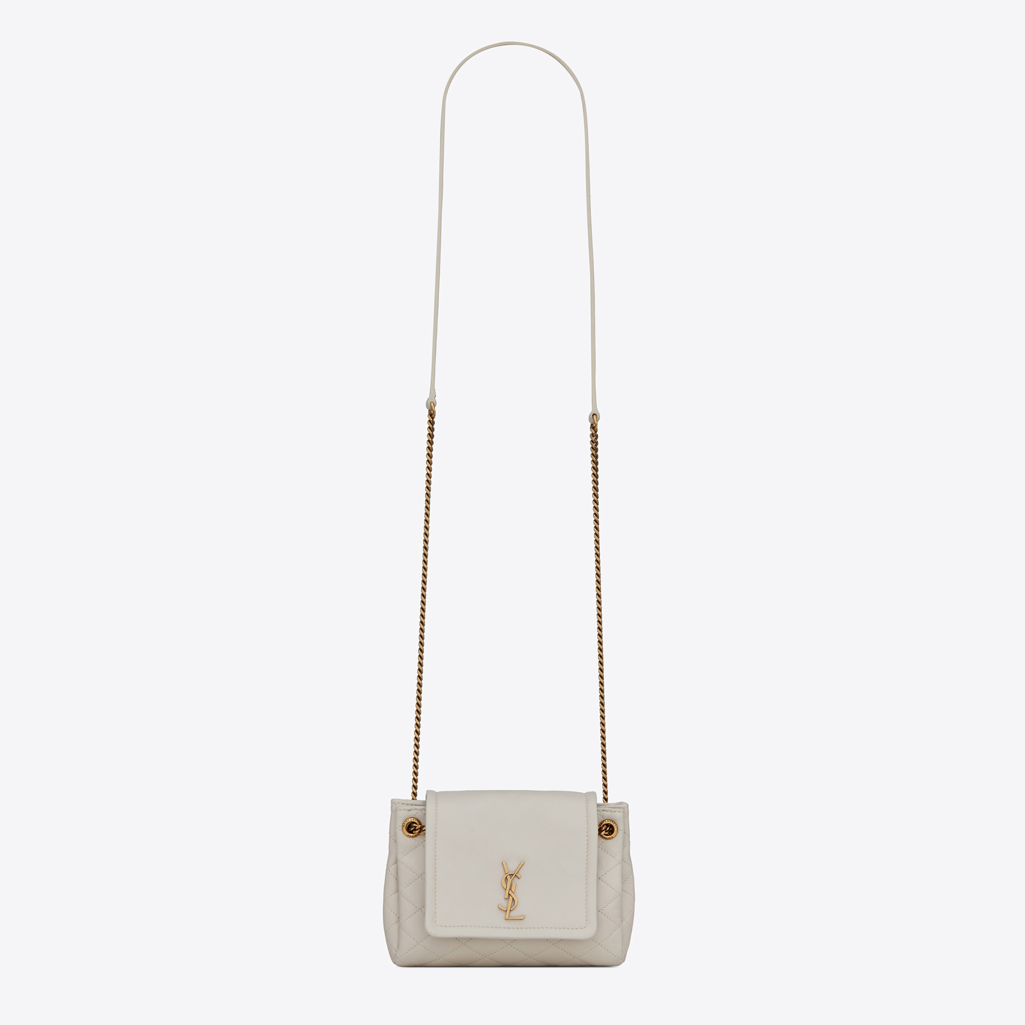 SAINT LAURENT Chain Crossbody Bag In Quilted Lambskin Leather Bag Bags #nigo53545