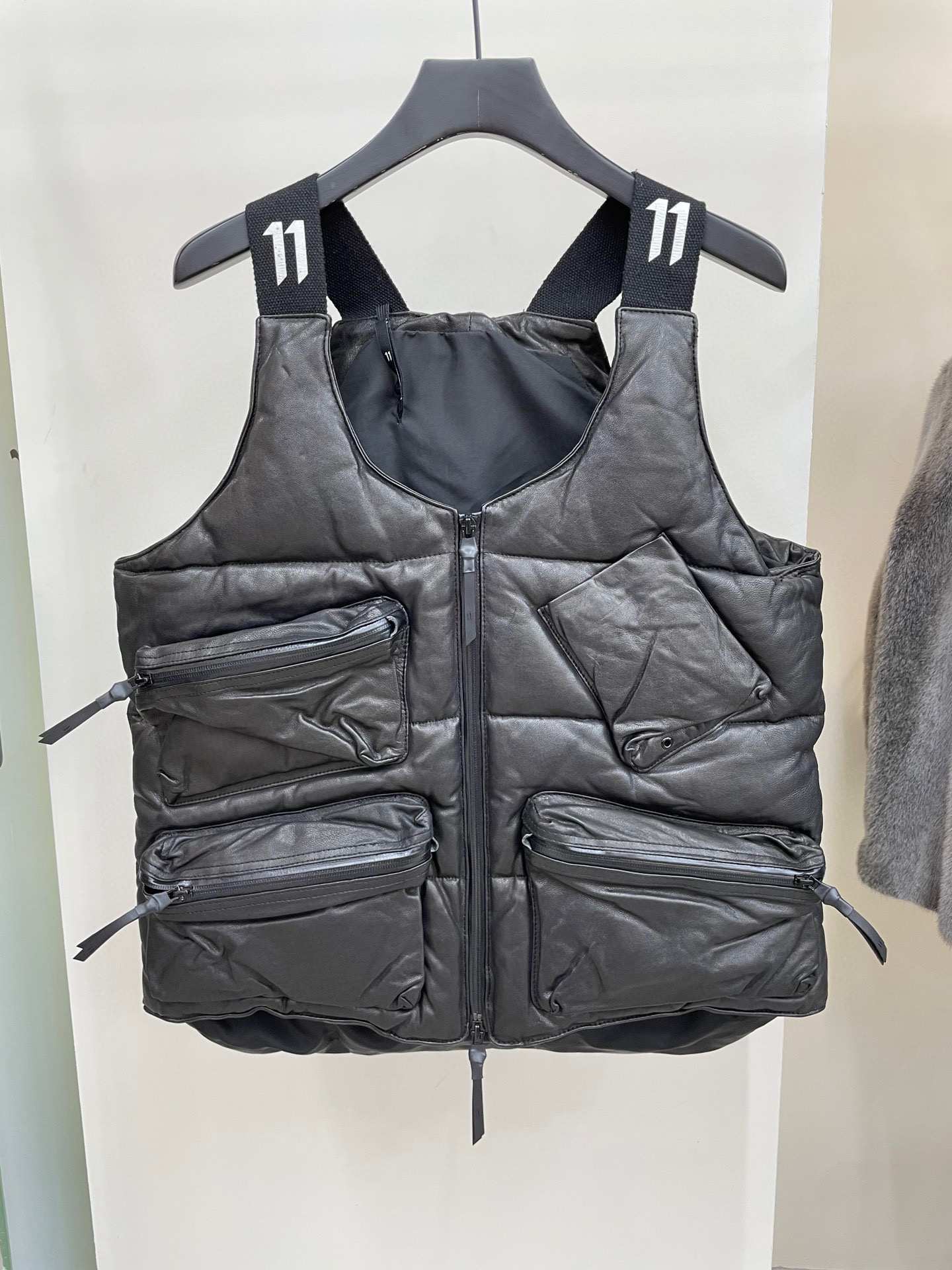 Puffer Down Leather Vest Jacket #nigo2438