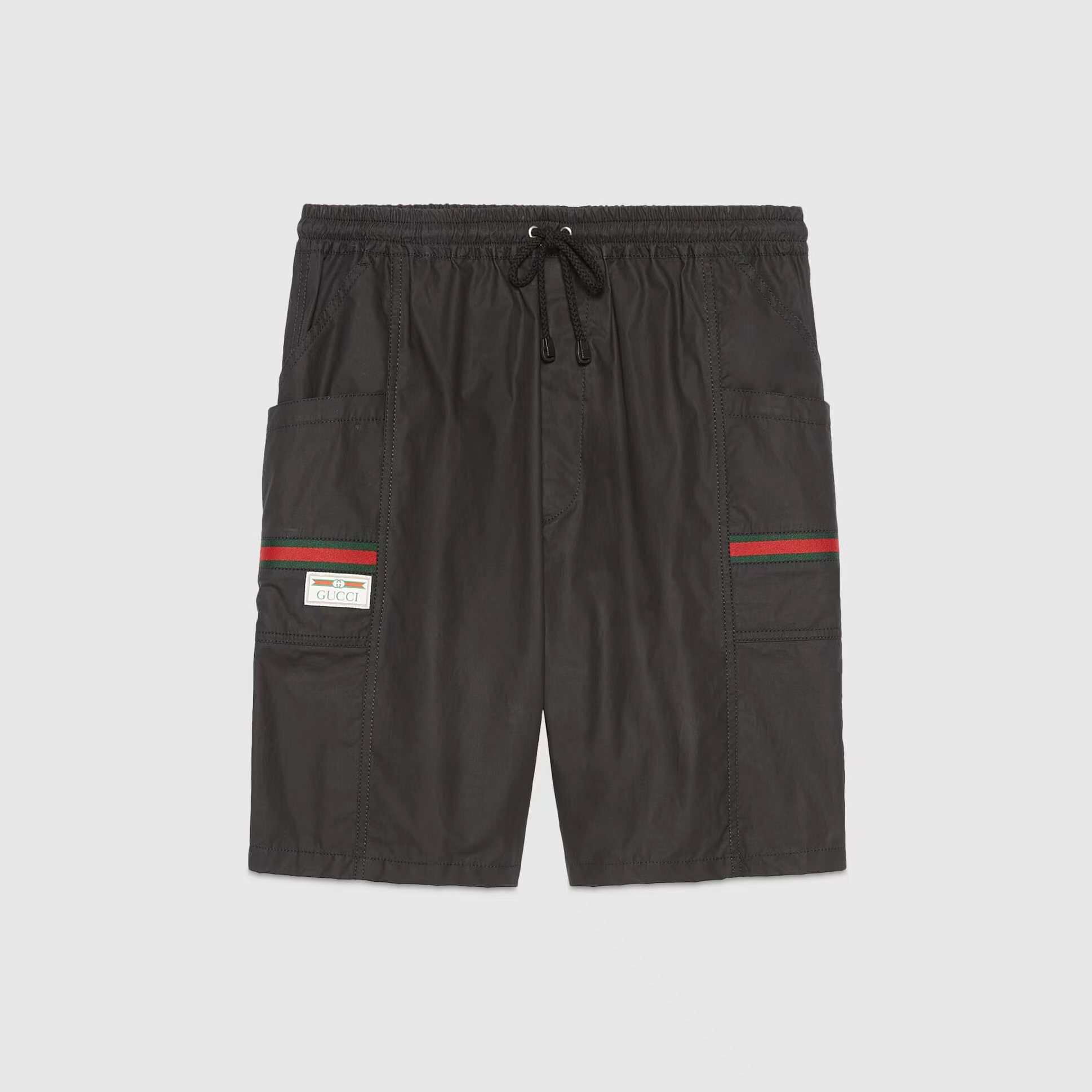 Gucci Label Coated Cotton Shorts Pants #nigo9437