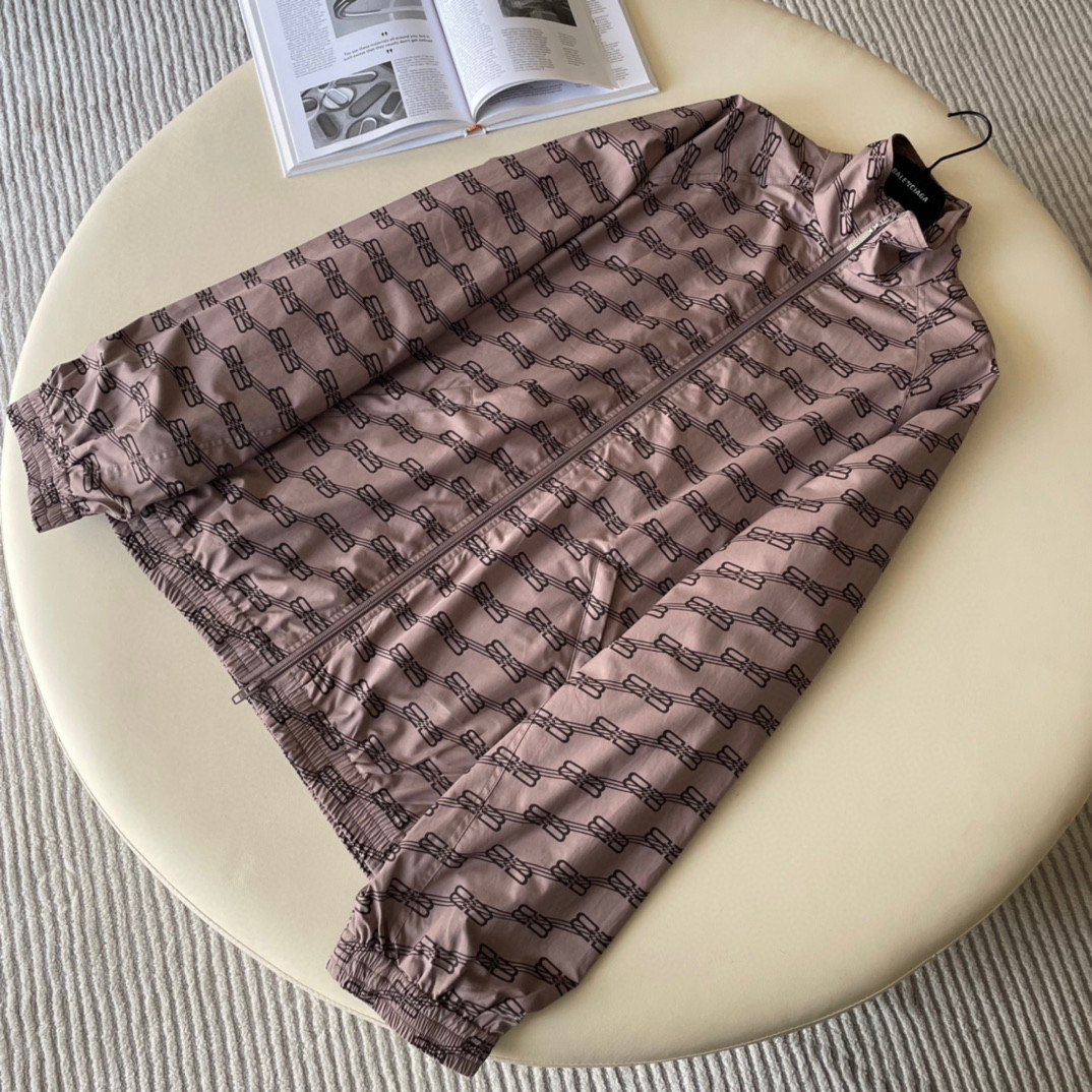 Balenciaga Allover Printed Button Down Long Sleeve Shirt #nigo2492