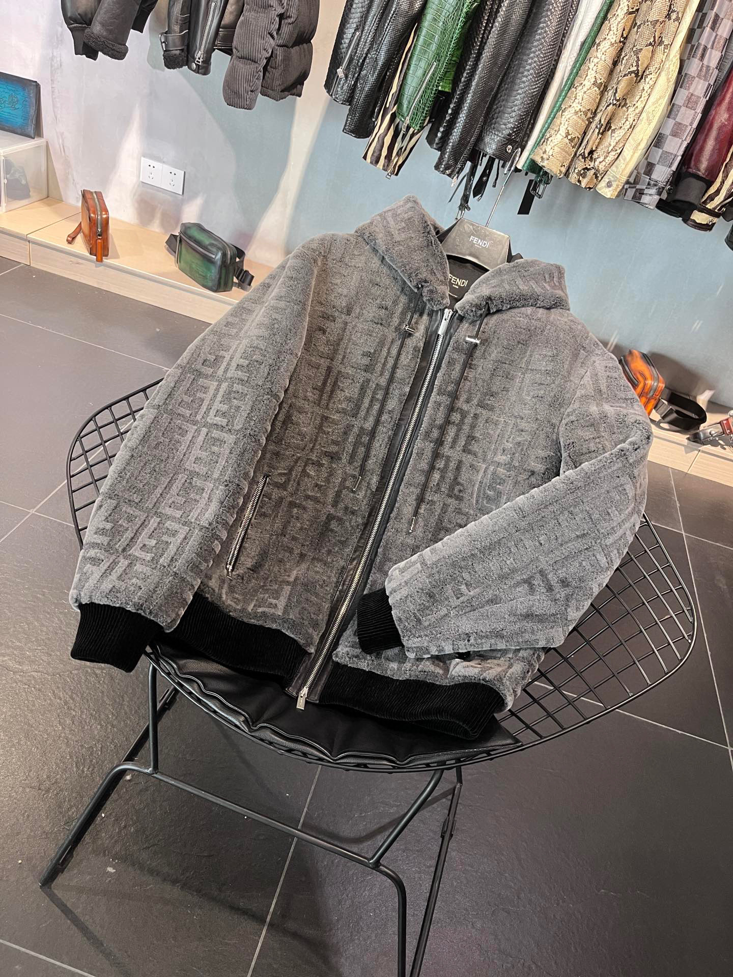 Givenchy Brushed Zip Hooded Jacket Coat #nigo8445