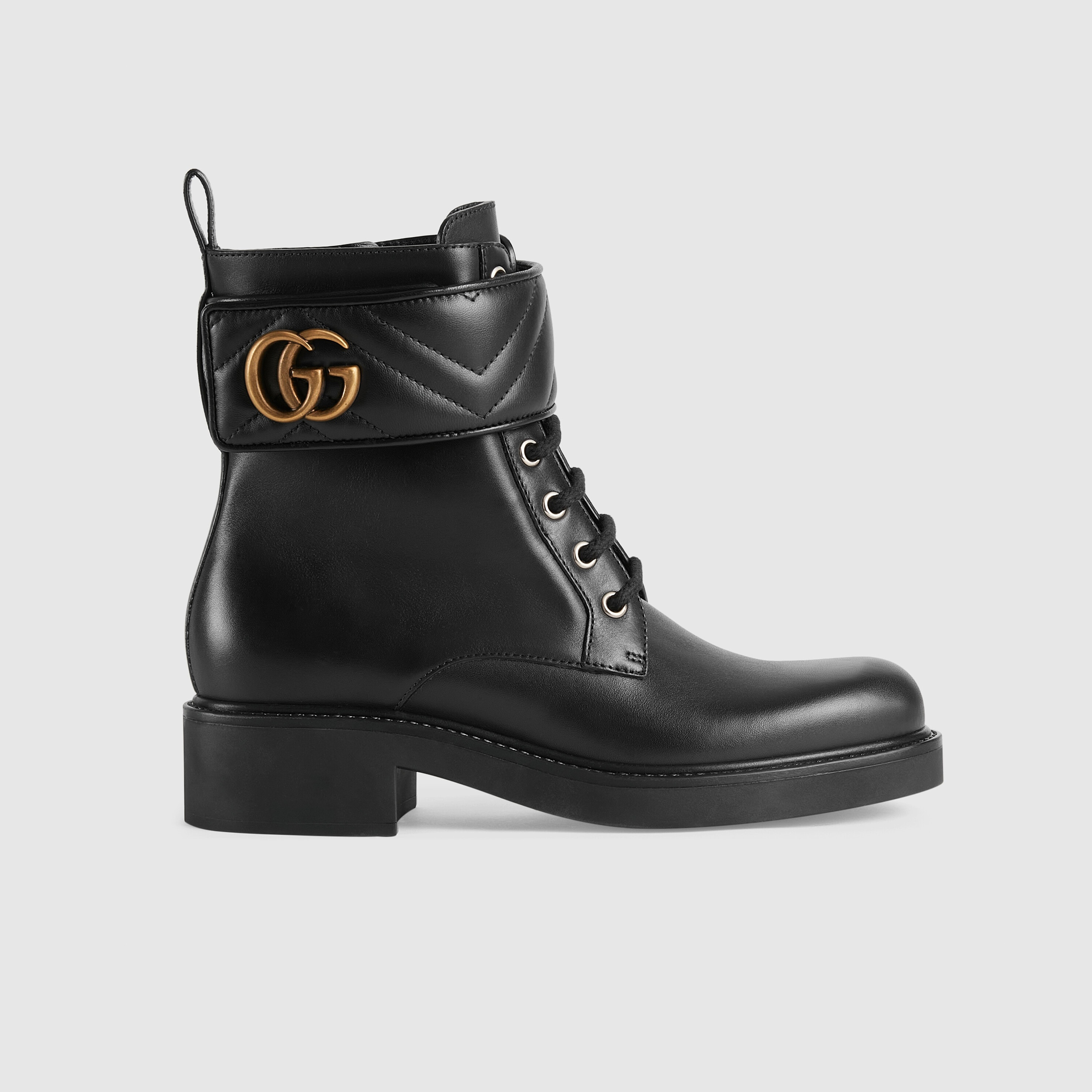 Gucci Women'sLogo Printed Leather Boots In Tube Shoes #nigo51893