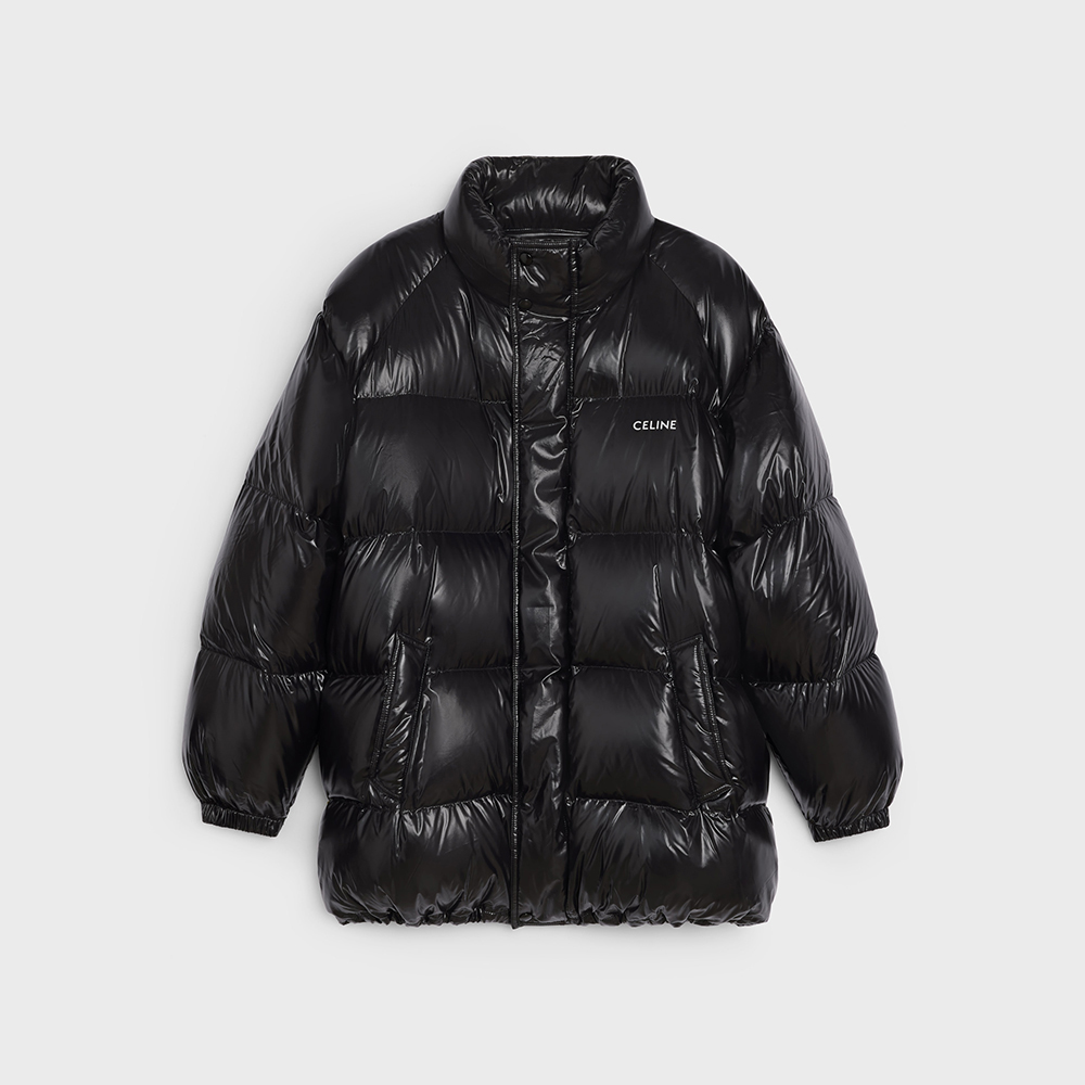 Celine Parka In Lightweight Nylon Black Coat Puffer Down Jacket #nigo6976