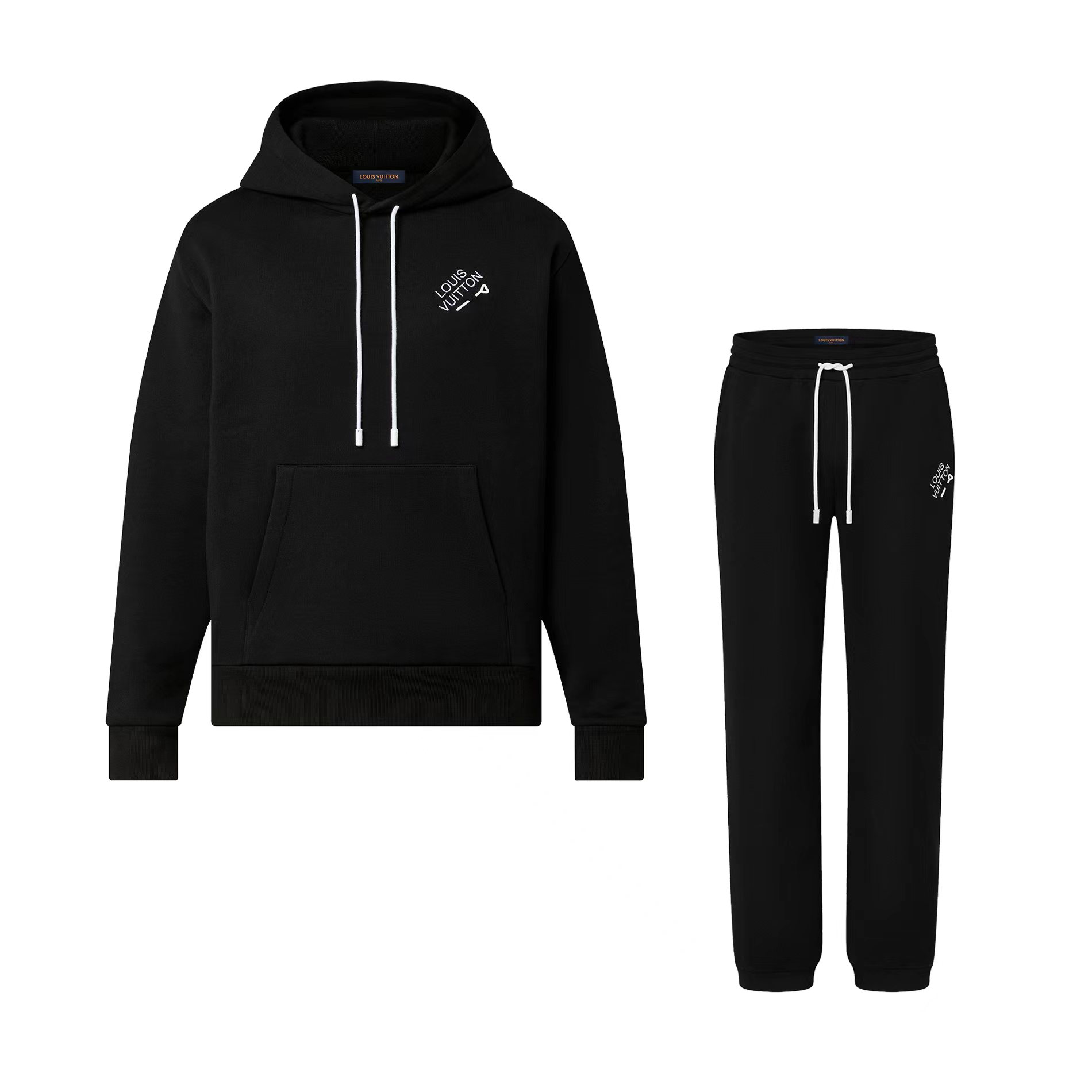 Louis Vuitton Letter Embroidery Hoodie Pant Suit #nigo2452