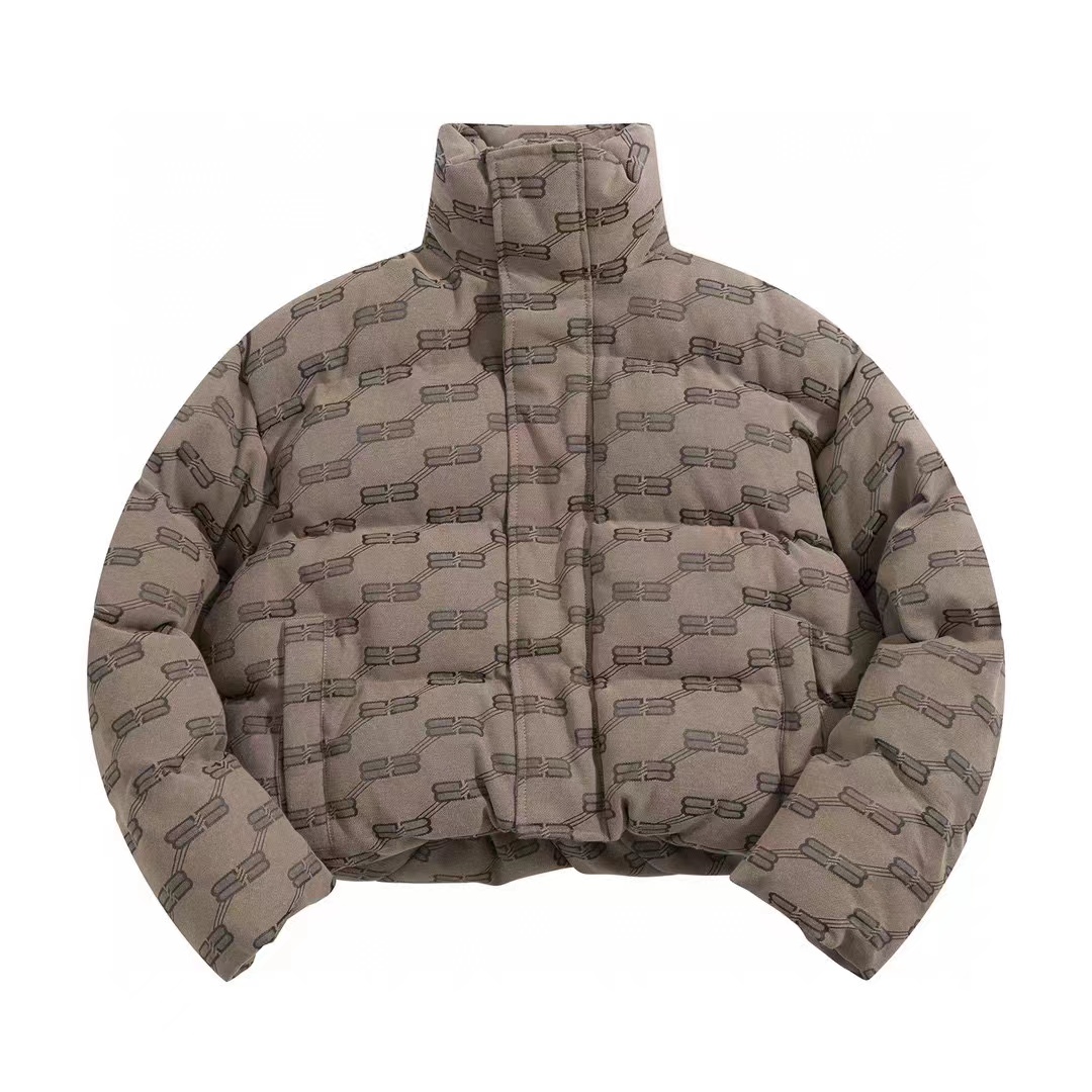 Balenciaga Solid Color High Collar Puffer Down Jacket #nigo8465