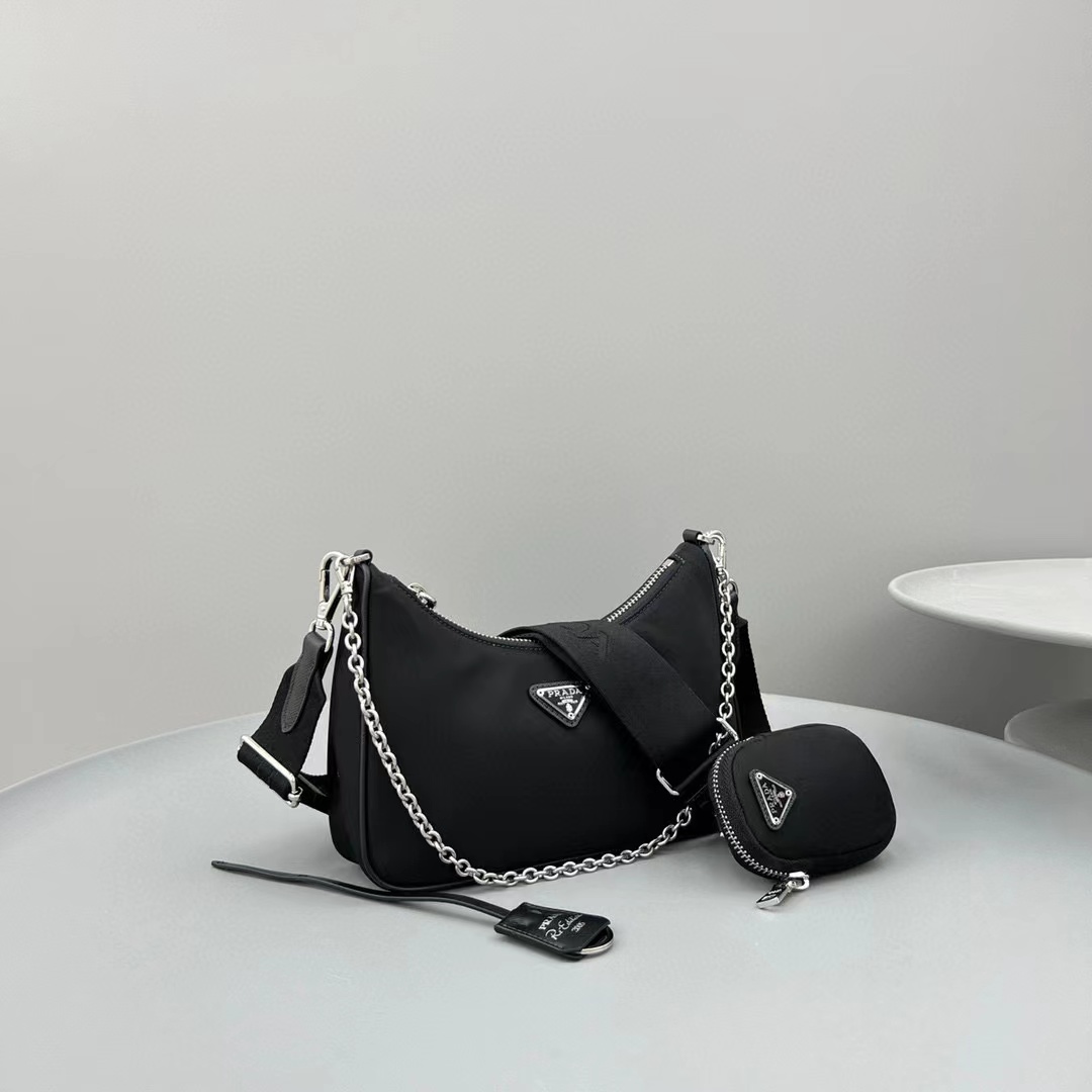 Prada Nylon Round Sequin Bag #nigo53151