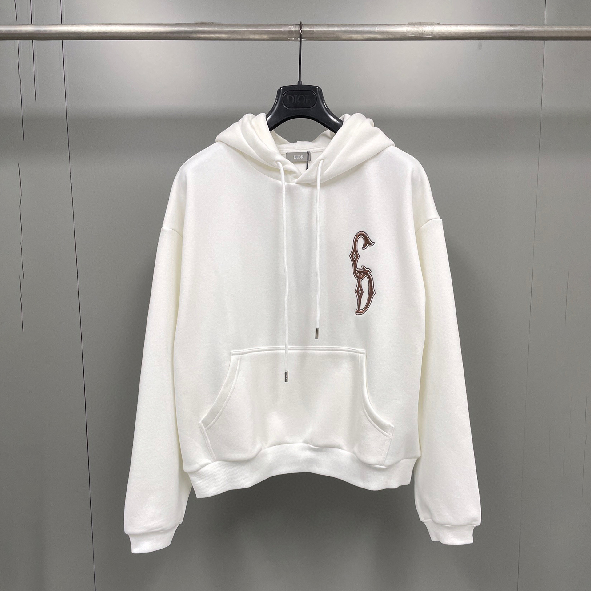 Dior White Long Sleeved Hooded Sweater #nigo21782