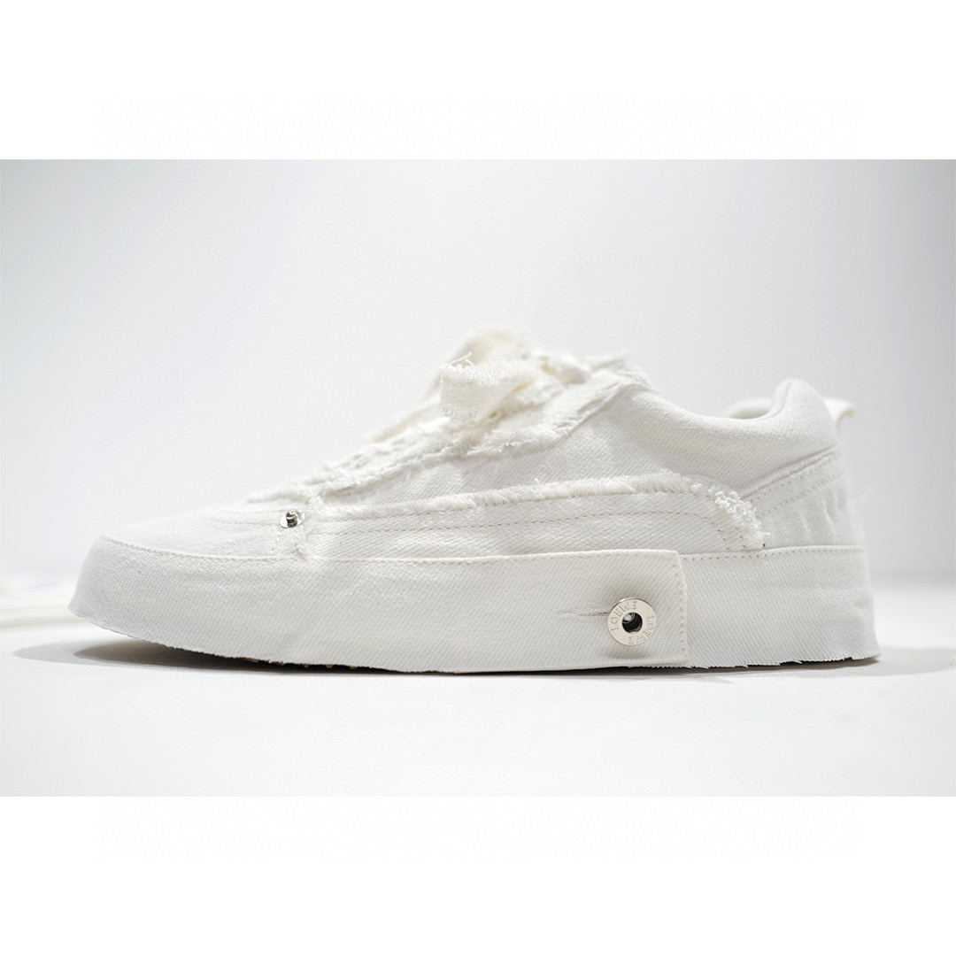 Loewe Denim Panel Flat Shoes #nigo4771