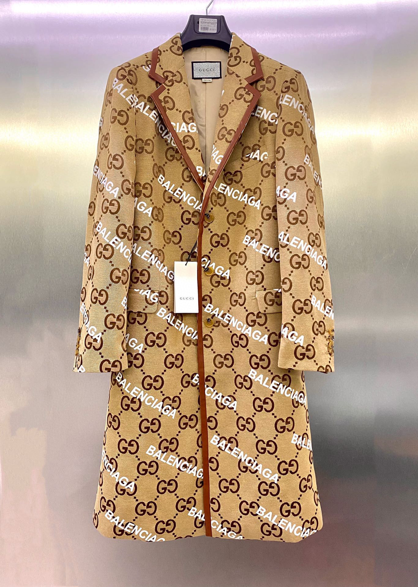 Gucci Khaki Long Jacket Coat #nigo9734