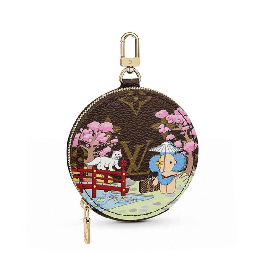 Louis Vuitton spare wallet round pendant key bag accessories jewelry #nigo82439