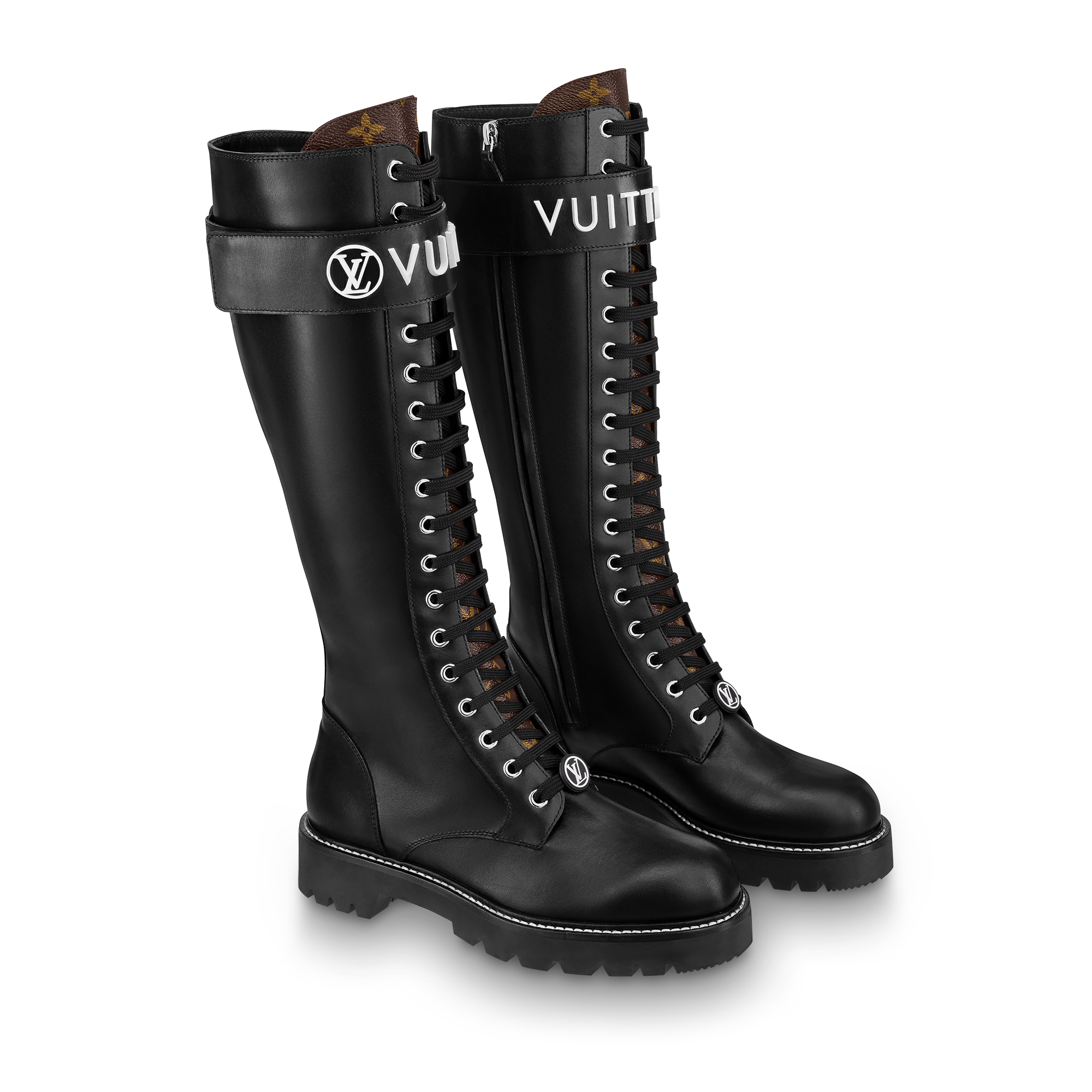 Louis Vuitton Lace Up Tall Boots For Women Shoes #nigo53523