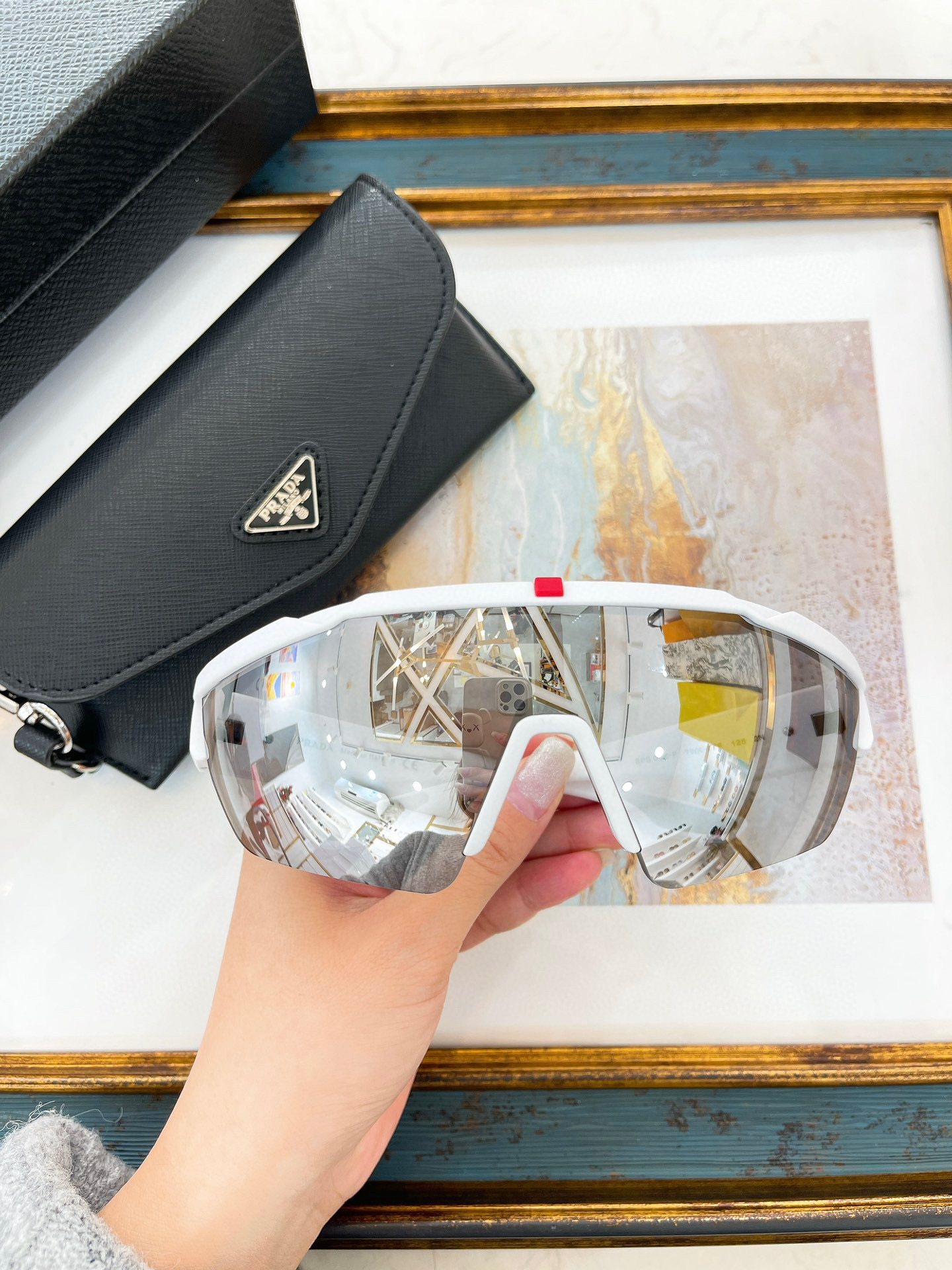 Prada Windproof Sunglasses #nigo3424