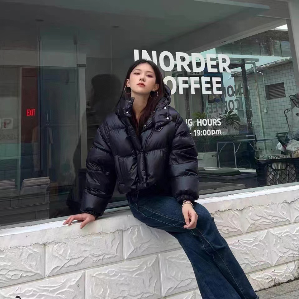 Prada Hooded Short Detachable Puffer Down Jacket Vest #nigo56282