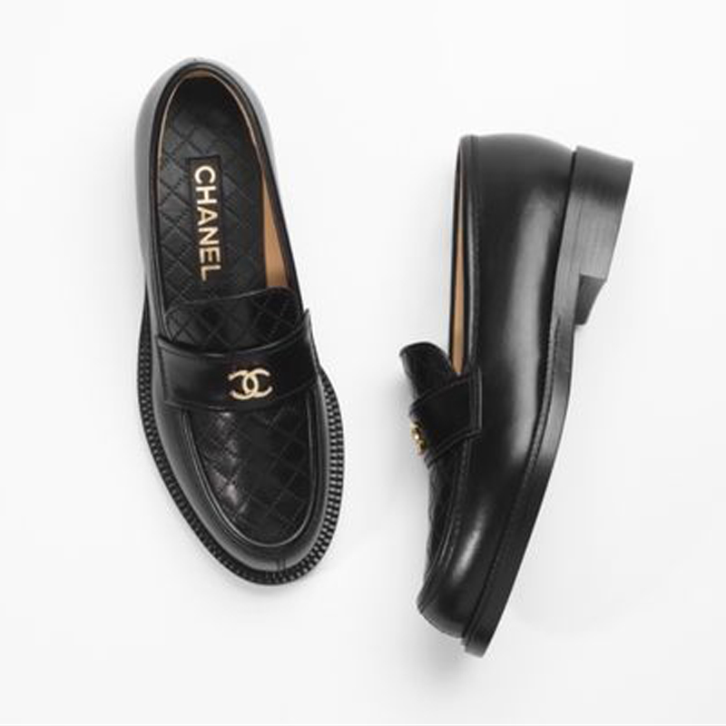 Chanel Leather Loafers Shoes #nigo53648