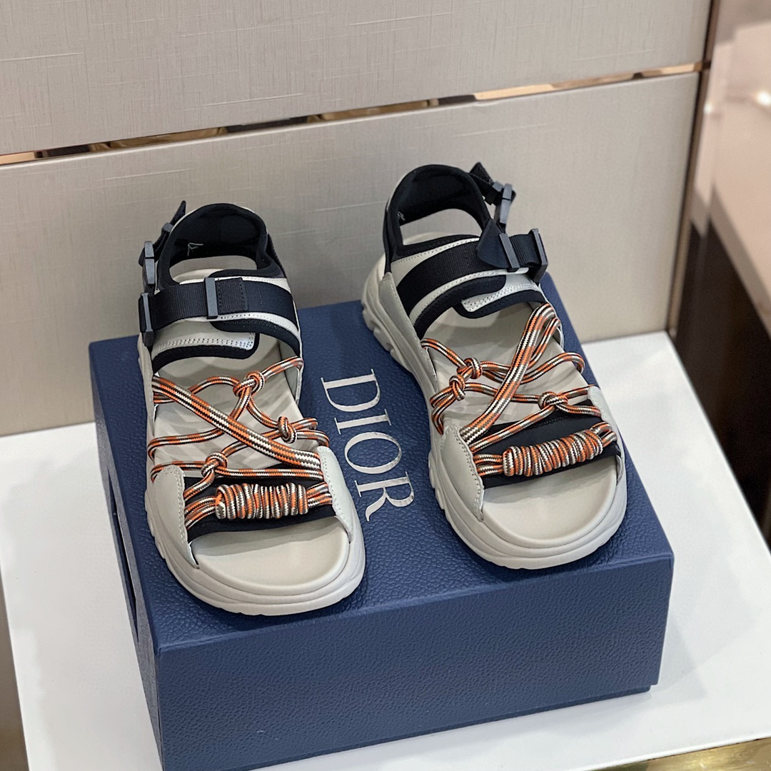 Dior Braided Slipper Sandals Shoes #nigo4726
